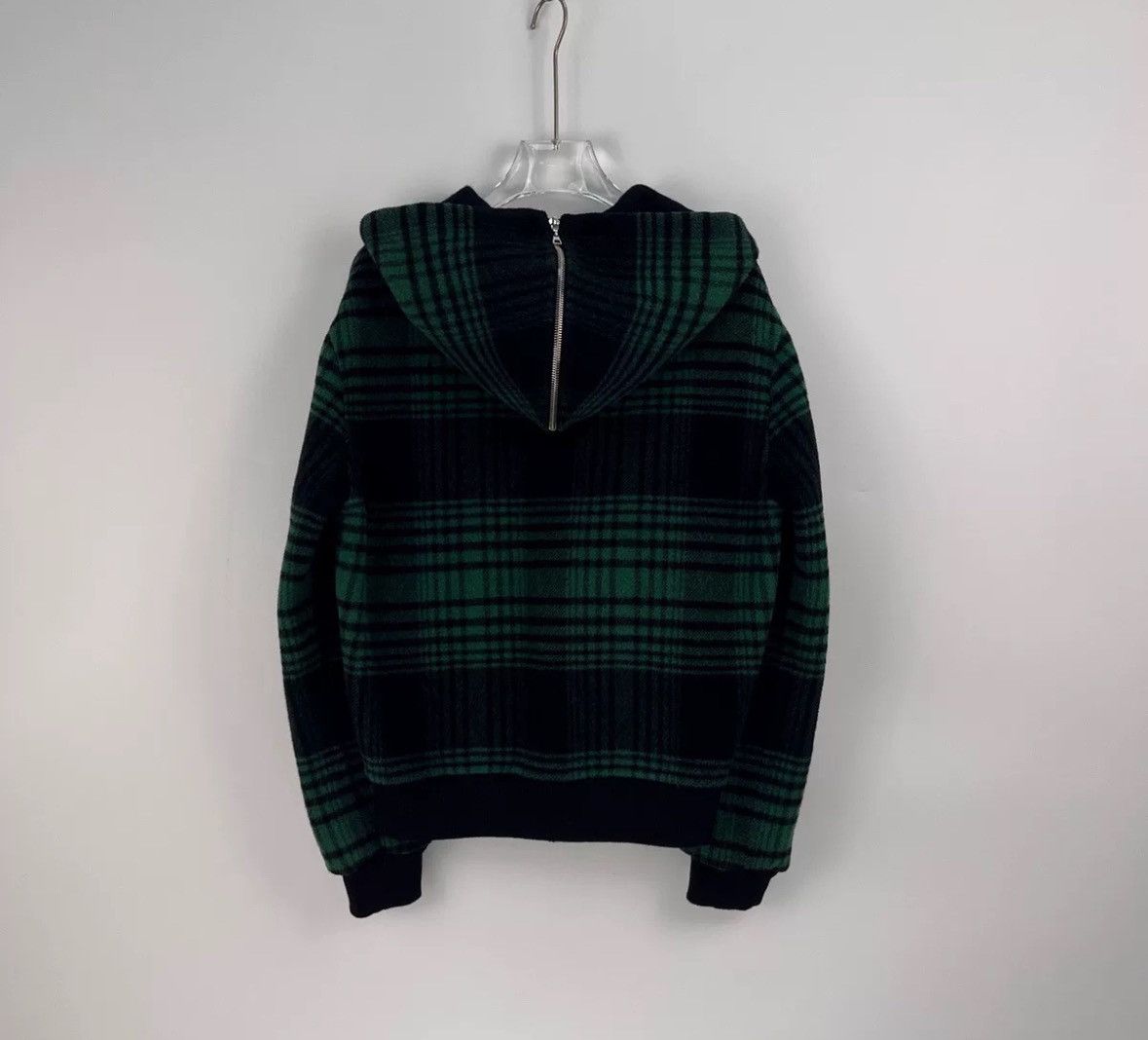 Louis Vuitton Louis Vuitton Green checkered pattern wool hooded jacket Size US S / EU 44-46 / 1 - 4 Thumbnail
