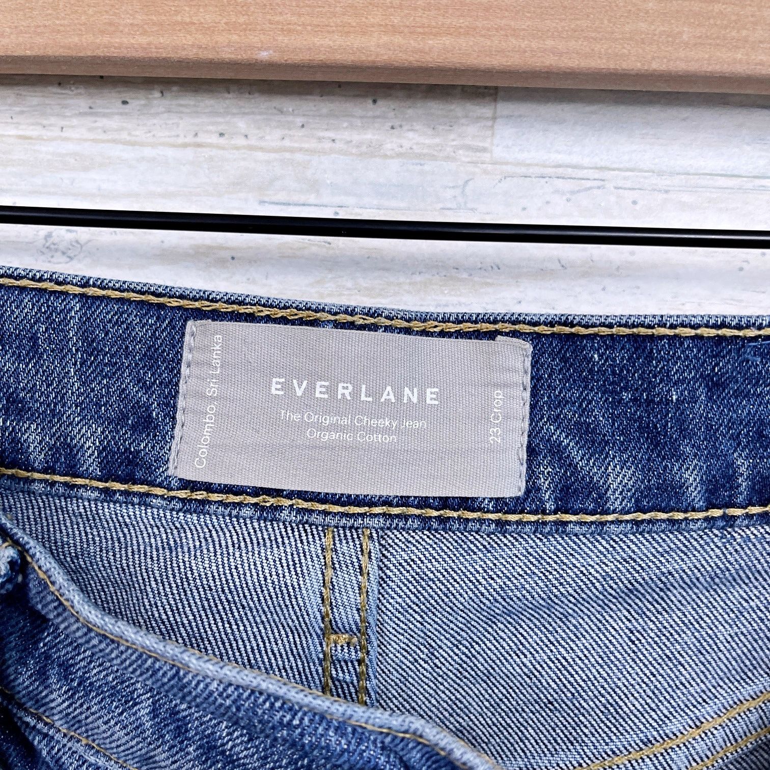 Everlane Everlane The Original Cheeky Crop Jean Medium High Womens 23 Size 23" - 6 Thumbnail