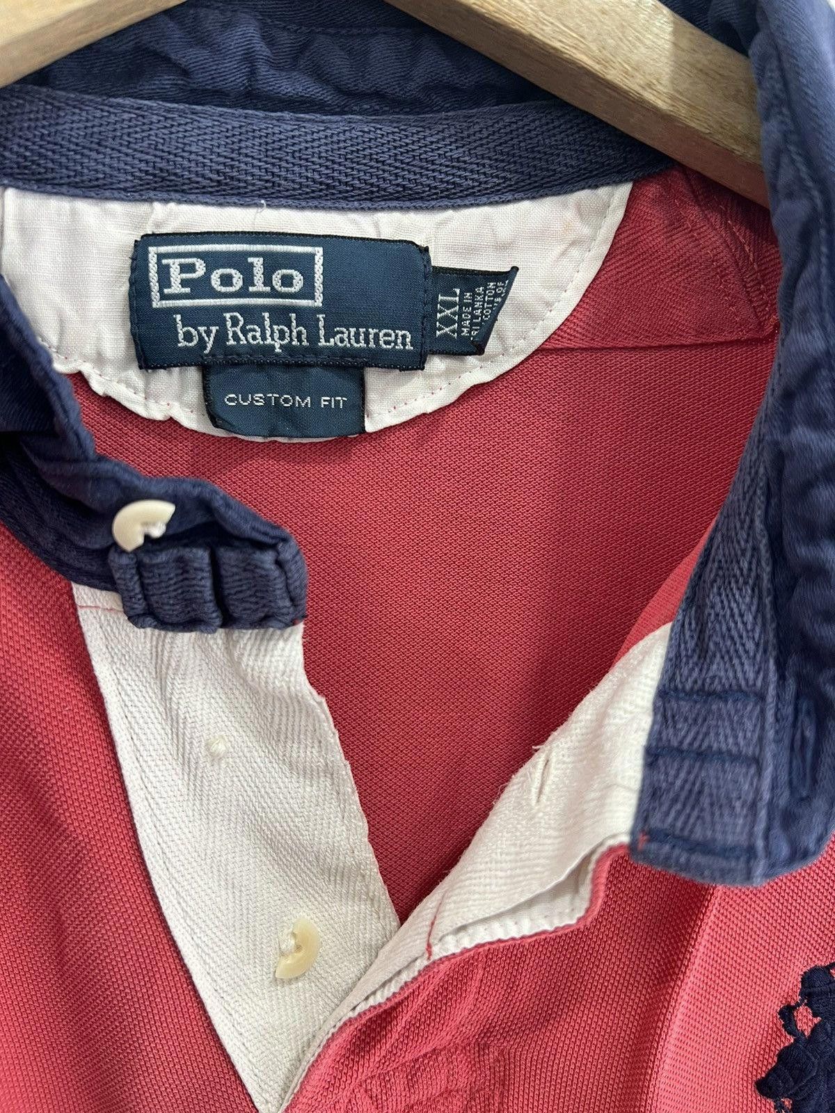 Vintage Vintage Ralph Lauren Polo shirt pony xxl salmon Size US XXL / EU 58 / 5 - 3 Thumbnail