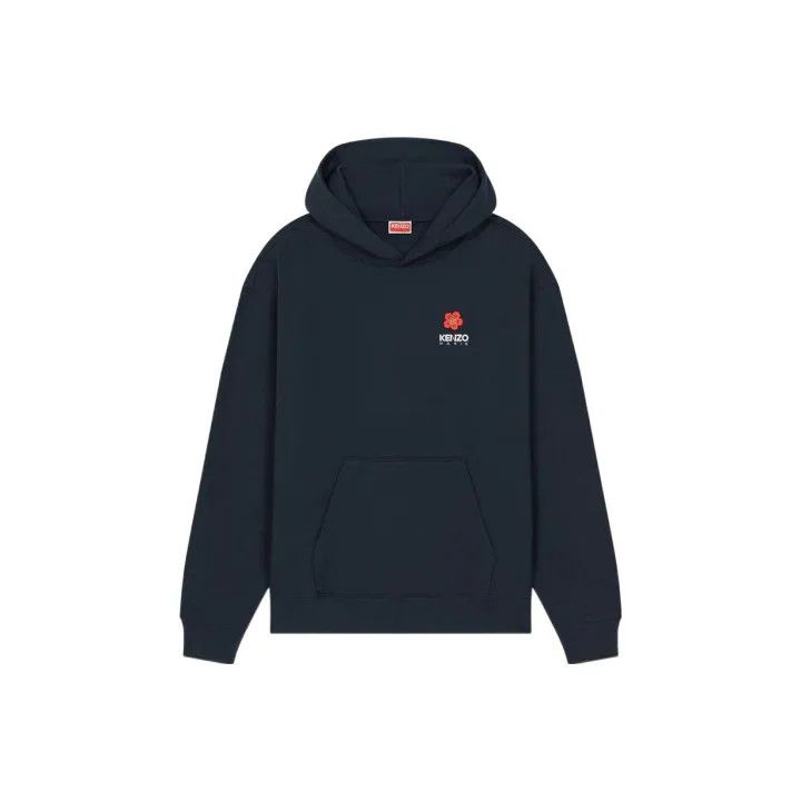 Kenzo KENZO SS23 Logo Hoodie in Dark Blue 0079 Size US M / EU 48-50 / 2 - 1 Thumbnail
