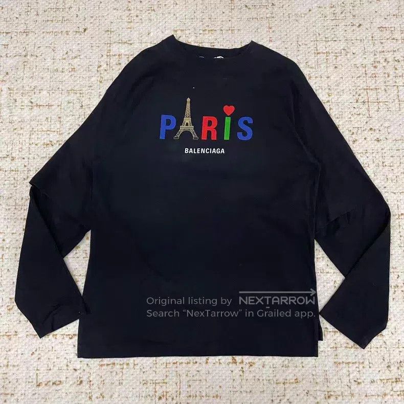Balenciaga Balenciaga Colorful Tower Fake Two Piece Long Sleeve Size US XS / EU 42 / 0 - 1 Thumbnail