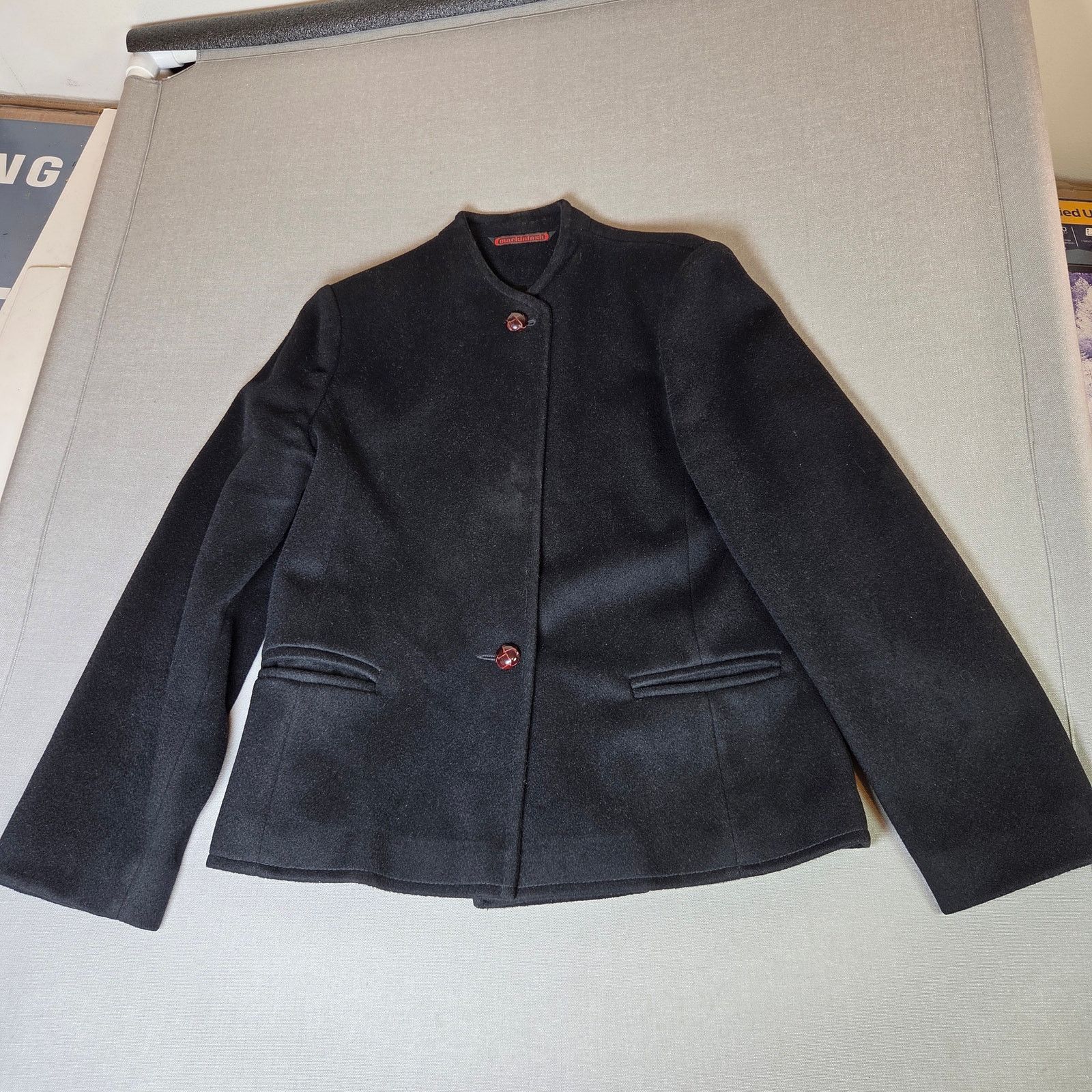 Vintage Mackintosh Vintage Wool Jacket Womens 8 USA Made Union ILGWU Size M / US 6-8 / IT 42-44 - 1 Thumbnail