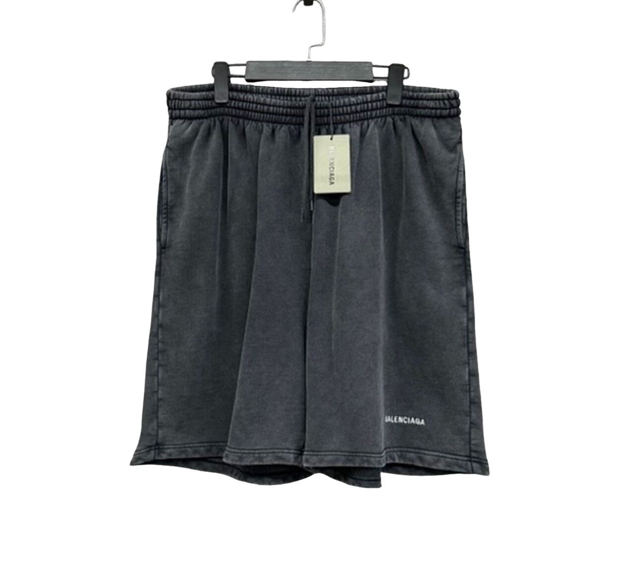 Balenciaga Balenciaga Logo Embroidered Washed Shorts Size M Size US 32 / EU 48 - 1 Thumbnail