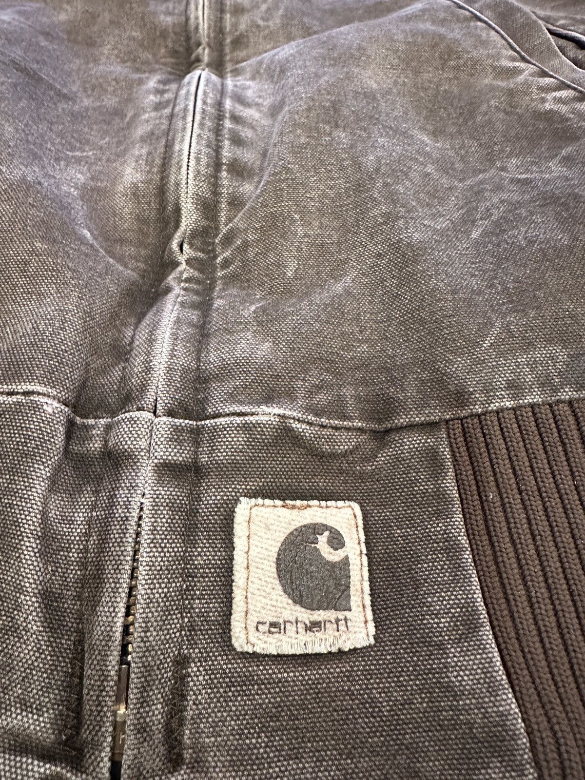 Carhartt VTG Carhartt J14 CHT Santa Fe Bomber Work Canvas Jacket SML Size US S / EU 44-46 / 1 - 13 Thumbnail