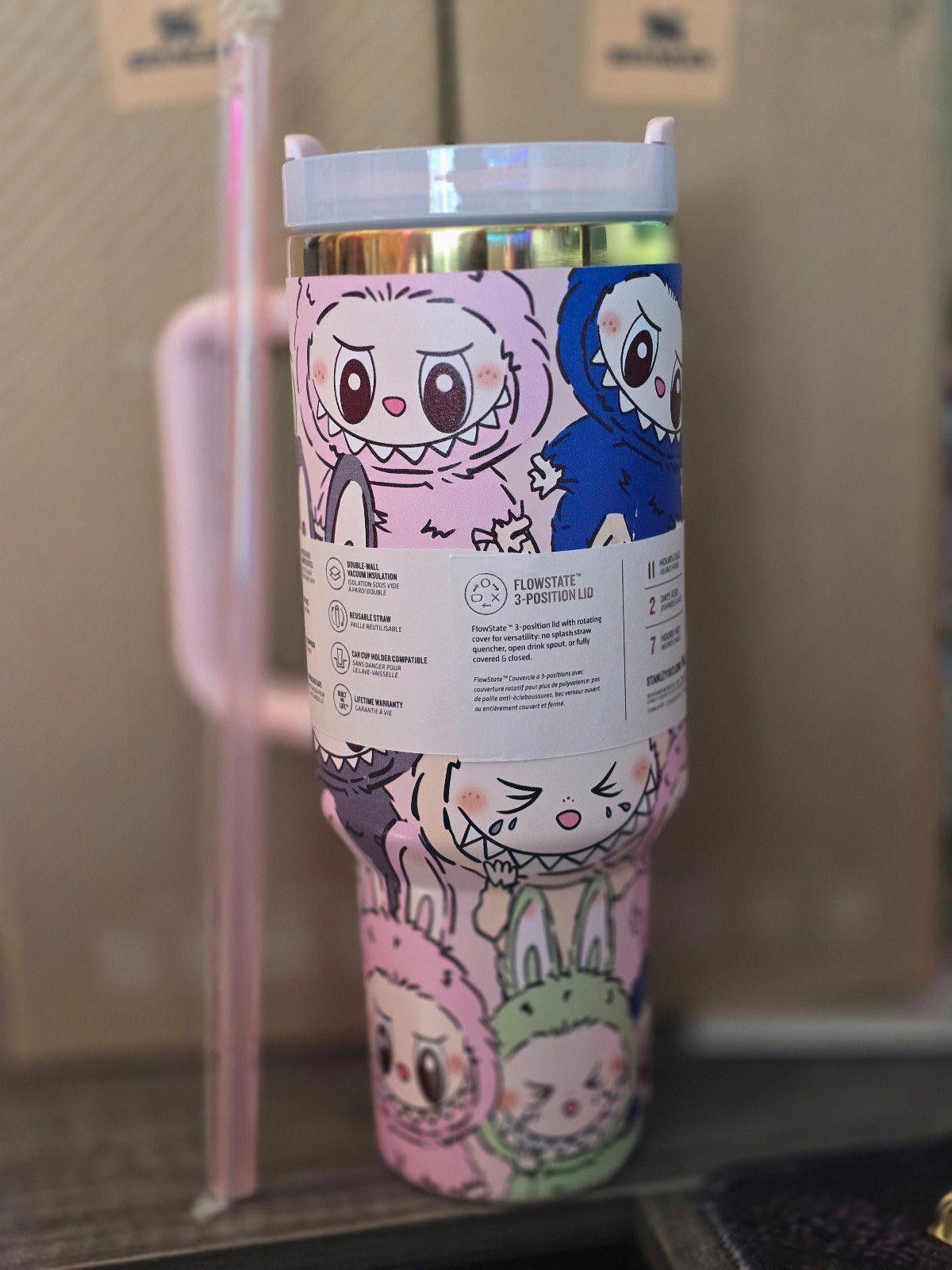 Stanley Blacker Stanley Quencher H2.0 Tumbler Labubu Size ONE SIZE - 4 Thumbnail