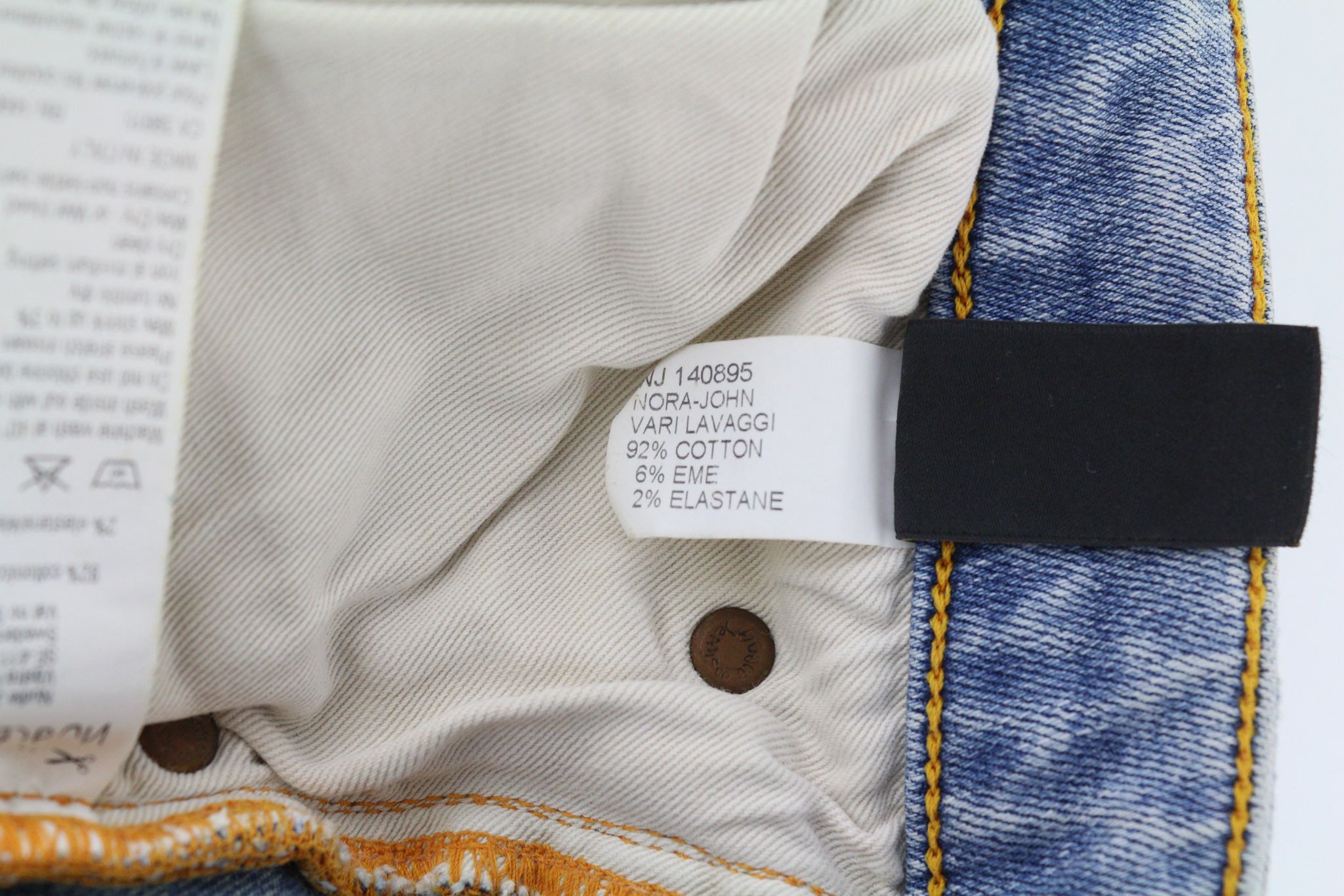 Nudie Jeans NORA-JOHN W28/L32 Vari Lavaggi Blue Denim Jeans 80468 Size US 28 / EU 44 - 7 Thumbnail