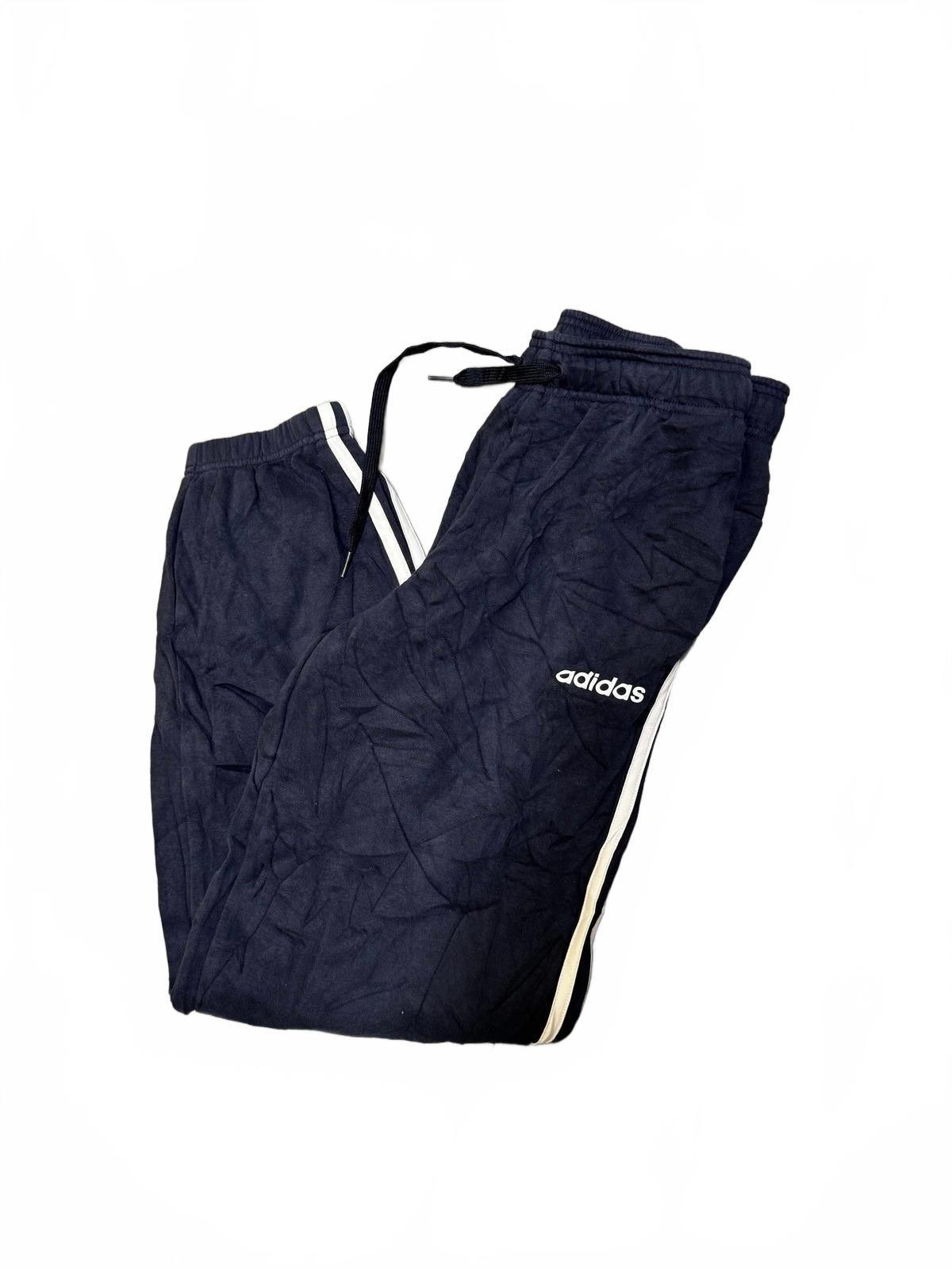 Adidas Adidas Men's Navy Casual Track Pants with White Stripes Size US 30 / EU 46 - 4 Thumbnail