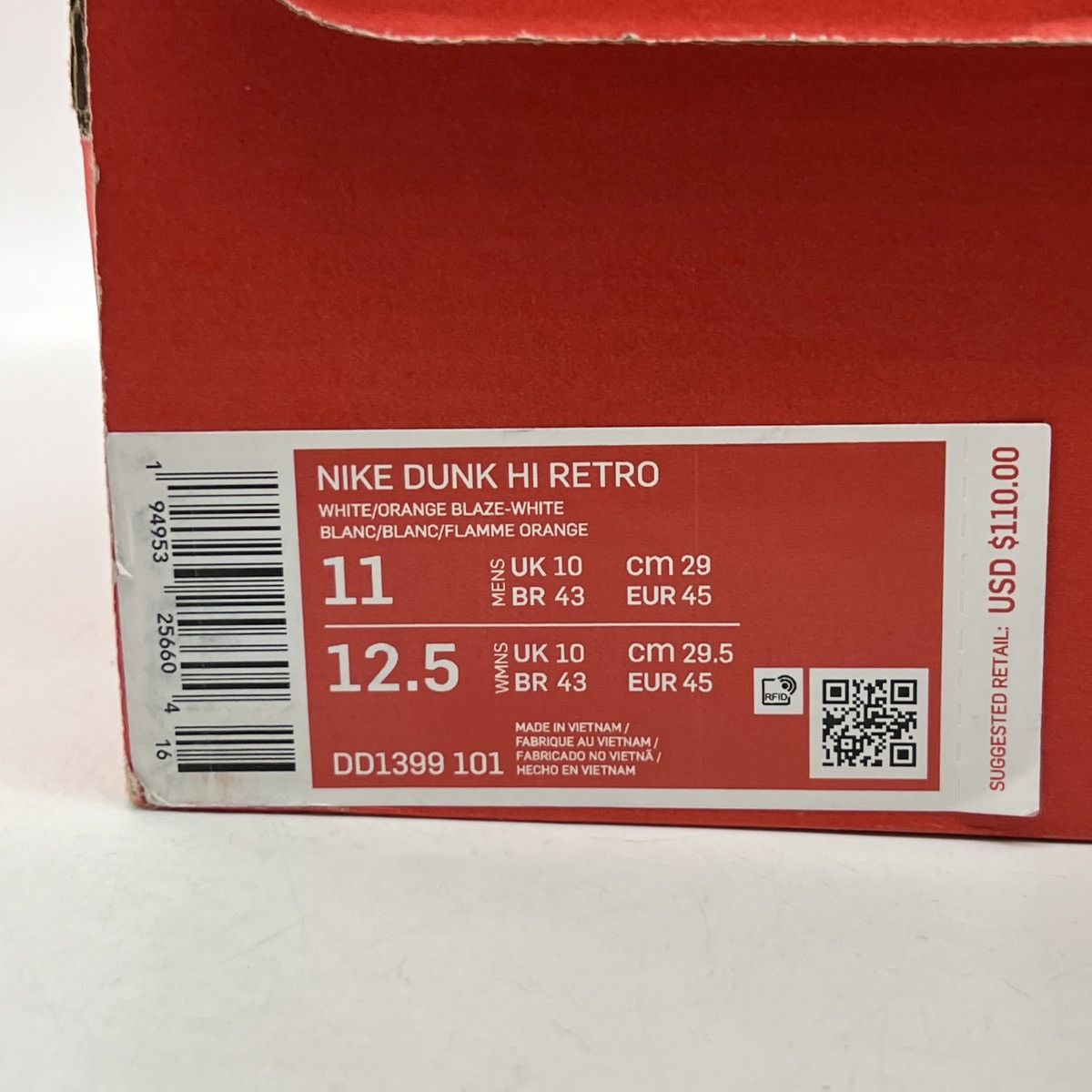 Nike Nike Dunk high Syracuse Size US 11 / EU 44 - 8 Thumbnail