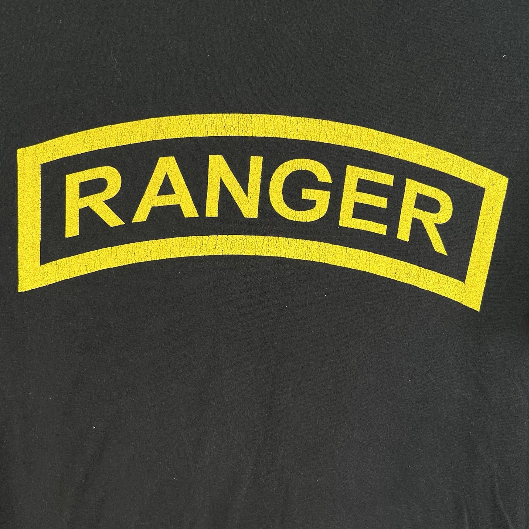 Vintage VINTAGE US Army Ranger DOD T-Shirt Mens Large Black Graphic Print Soldier Aquaman Crew Neck Short Sleeve Casual Size US L / EU 52-54 / 3 - 3 Thumbnail