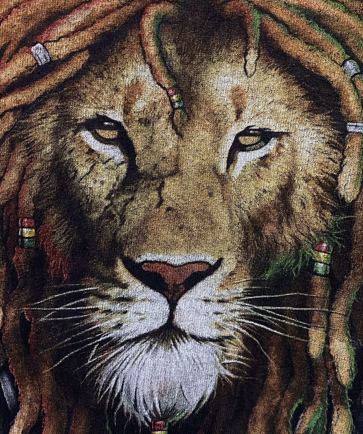 Bob Marley Tshirt Lion Rastafari Reagea Red Yellow Green Bob Marley Size US XXL / EU 58 / 5 - 6 Thumbnail
