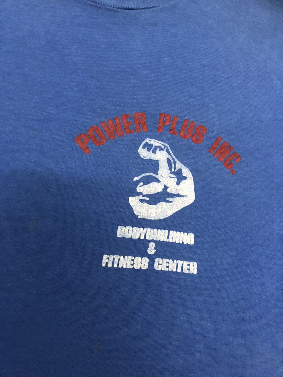 Vintage VINTAGE 80s POWER PLUS INC SINGLE STITCH USA TEE Size US XL / EU 56 / 4 - 3 Thumbnail