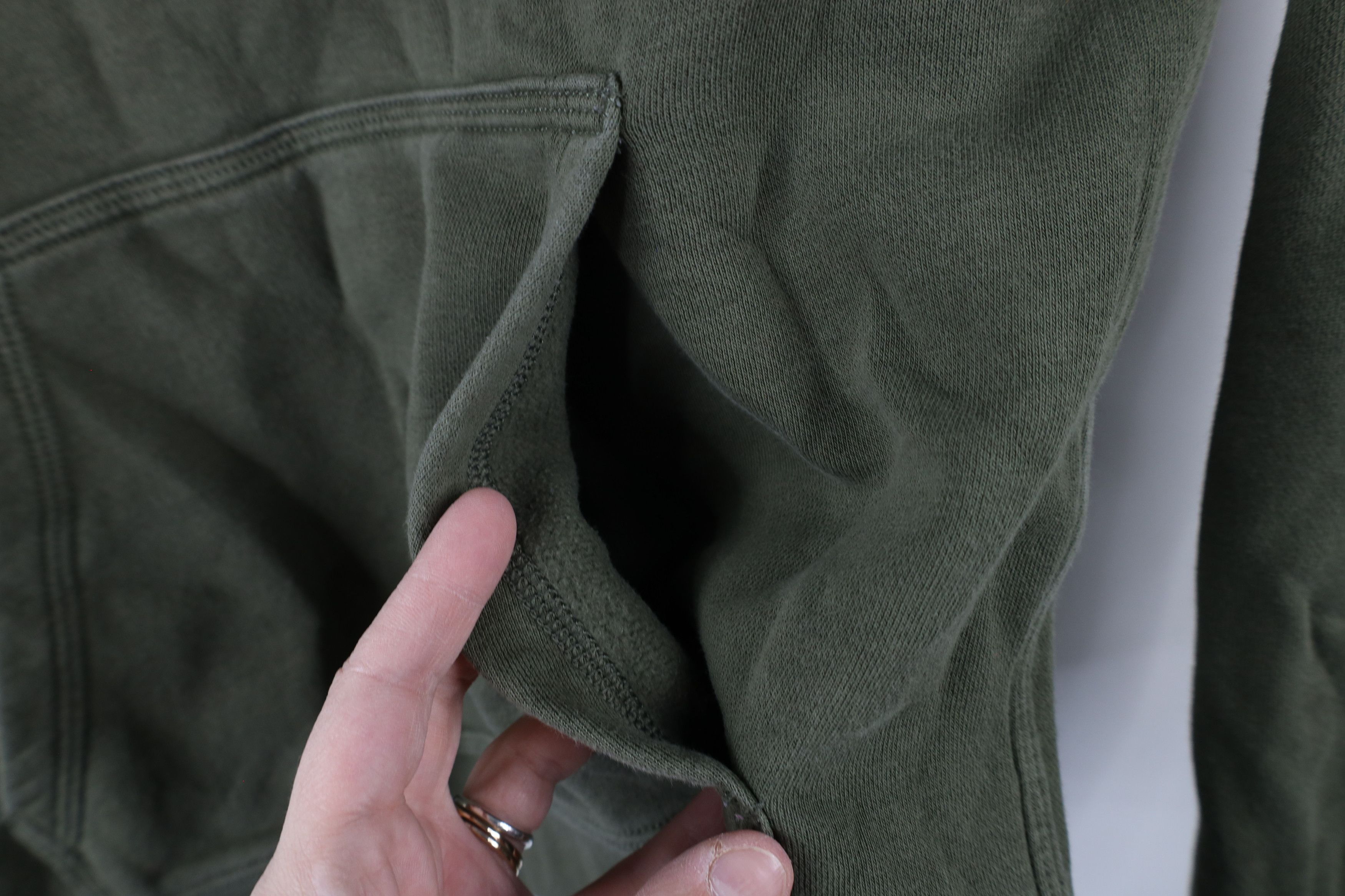 Nike × Vintage Vintage Y2K Nike Sportswear Scott Mini Swoosh Hoodie Green Size US S / EU 44-46 / 1 - 7 Thumbnail