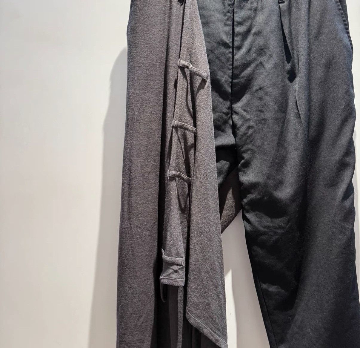 Rick Owens Yohji Yamamoto Wool, Cotton & Linen Paneled Skirt Pants Size US 32 / EU 48 - 2 Thumbnail