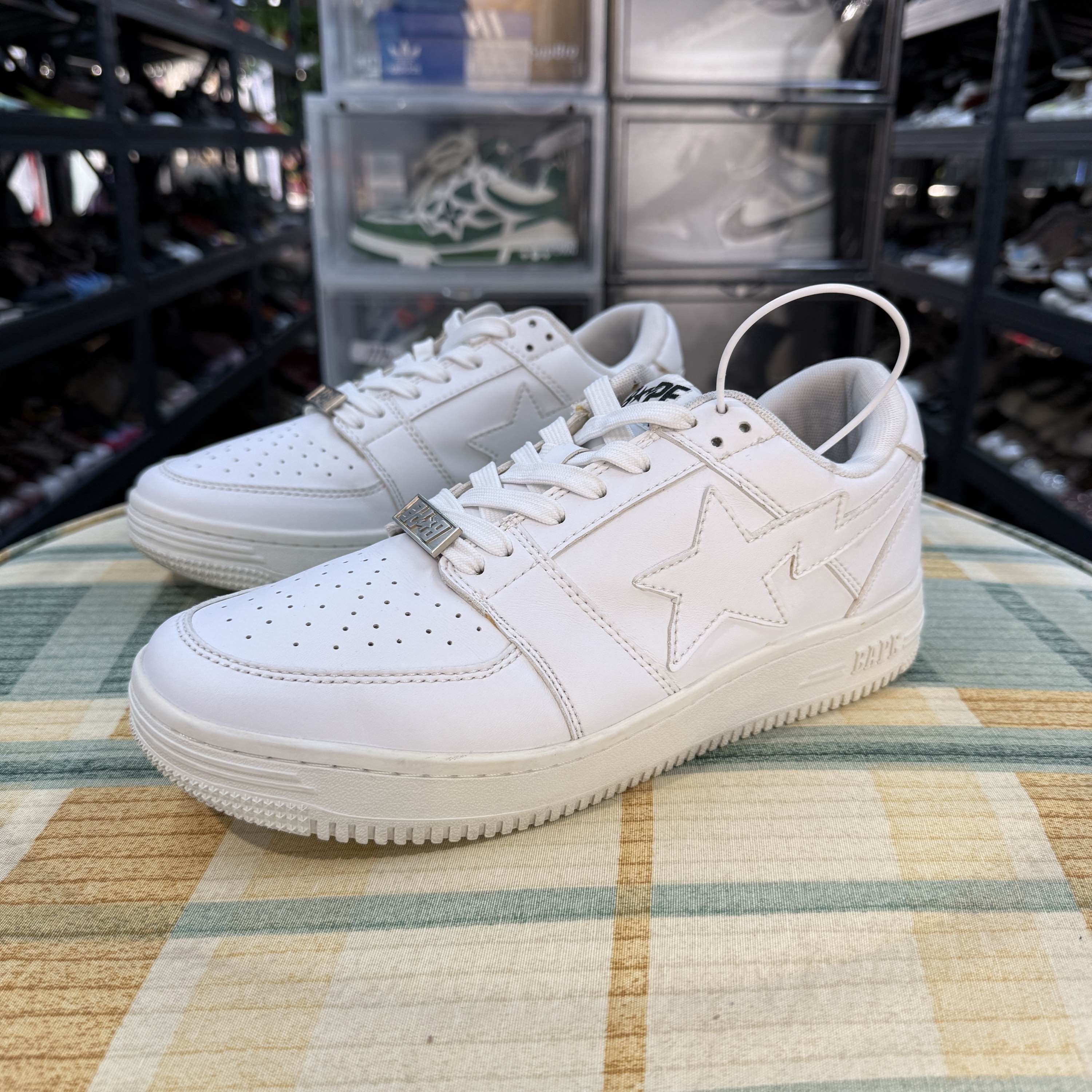 Bape A Bathing Ape White Bape Sta Low-Top Sneakers Size US 10.5 Size US 10.5 / EU 43-44 - 1 Thumbnail