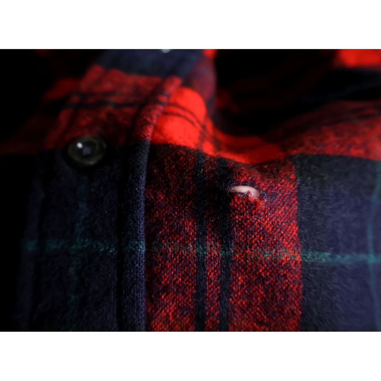 Pendleton VTG Pendleton Wool Flannel Men's 15.5 / Medium Red Blue Plaid Early 60s Tag Shirt 60s Grunge Retro Mens Size US M / EU 48-50 / 2 - 4 Thumbnail