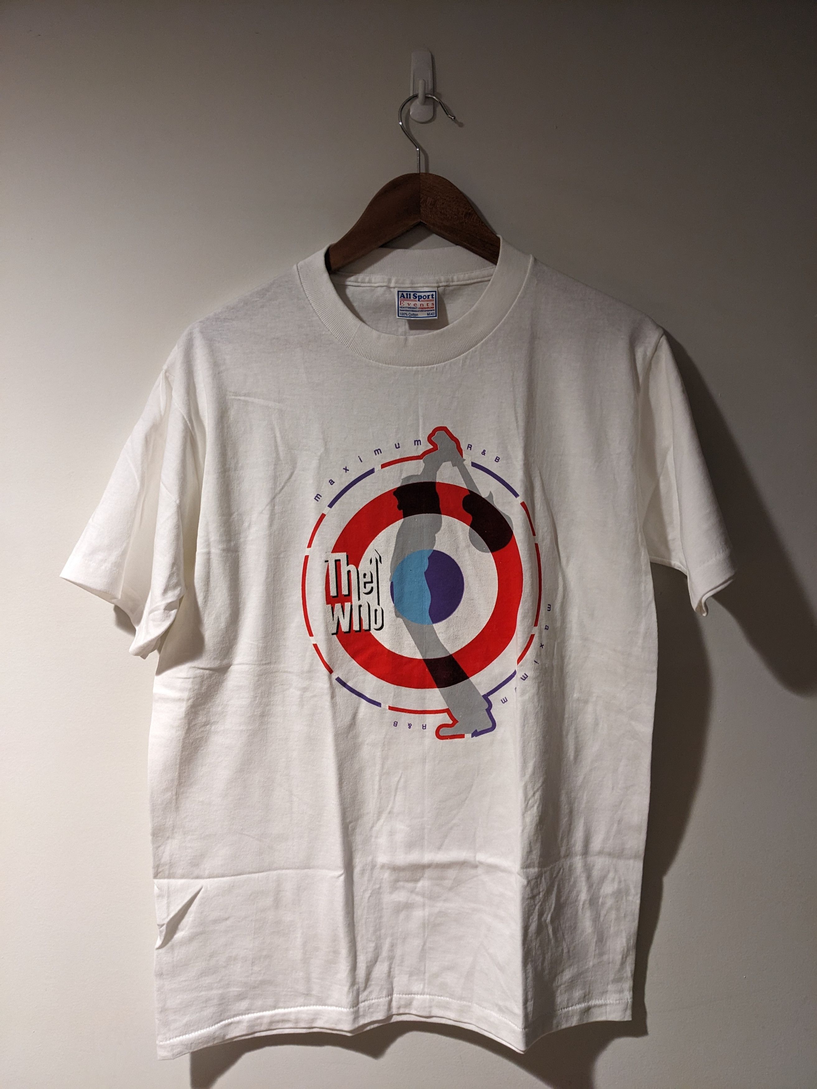 Band Tees × Vintage Vintage 90s The Who Maximum R&B Guitar Band Music T-Shirt Size US M / EU 48-50 / 2 - 1 Thumbnail