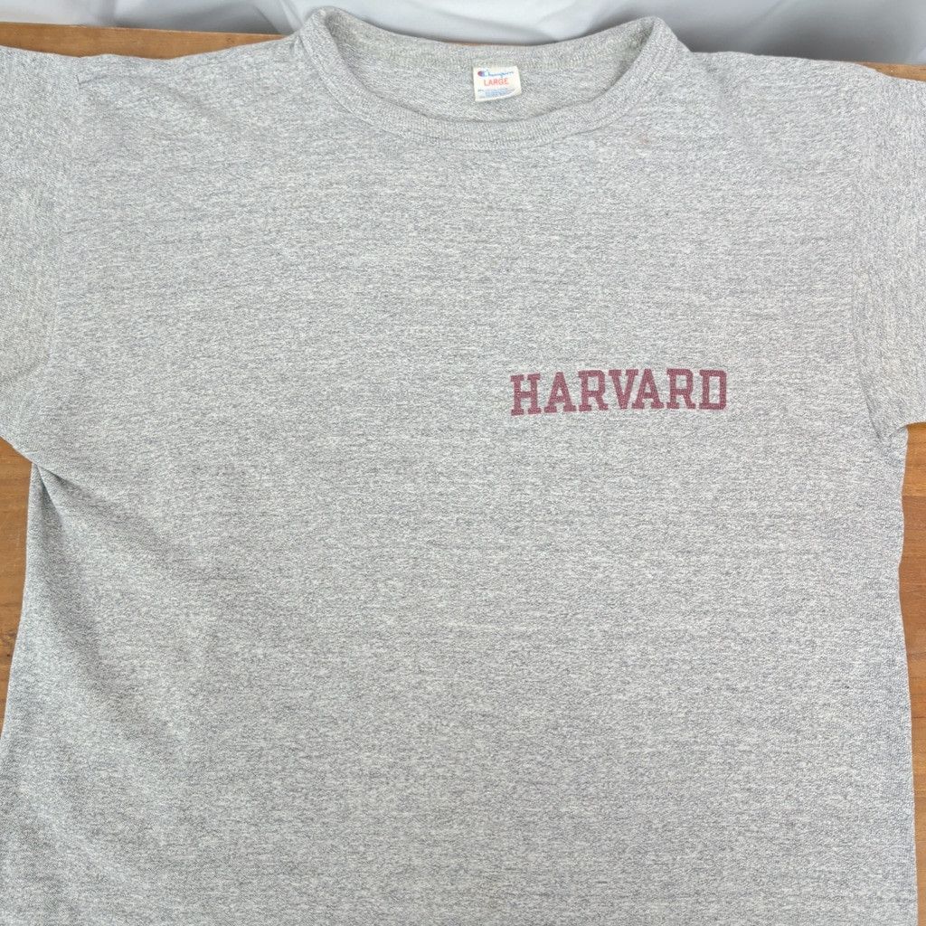Champion × Vintage Vintage Harvard University Champion Grey T-Shirt Size US M / EU 48-50 / 2 - 1 Thumbnail