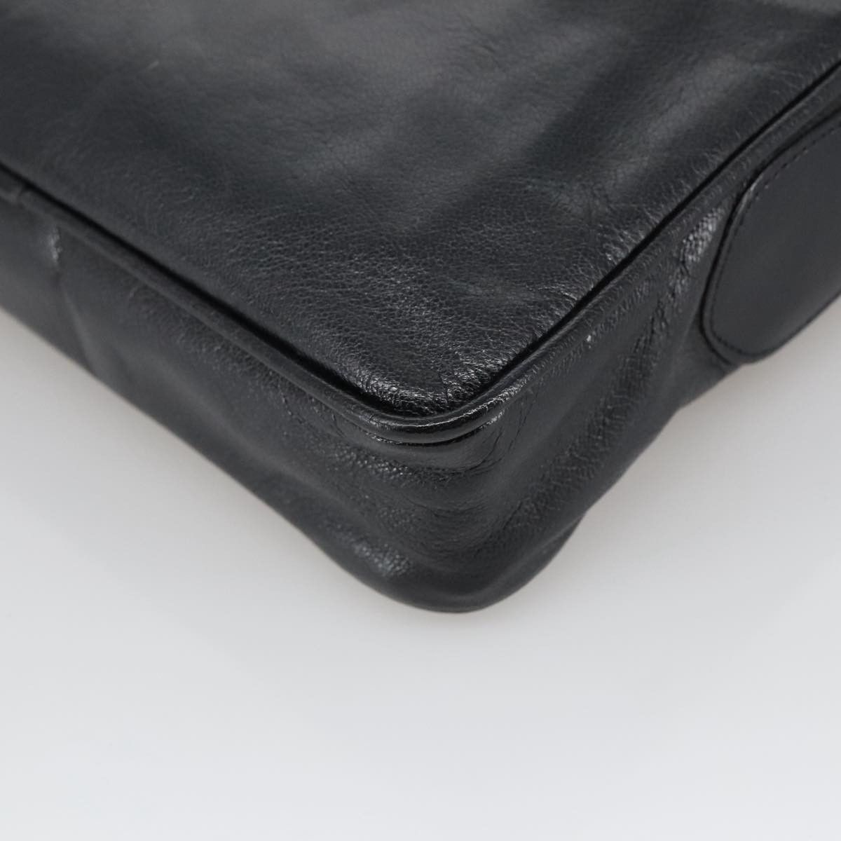 Celine CELINE Shoulder Bag Leather Black Gold Size ONE SIZE - 15 Thumbnail