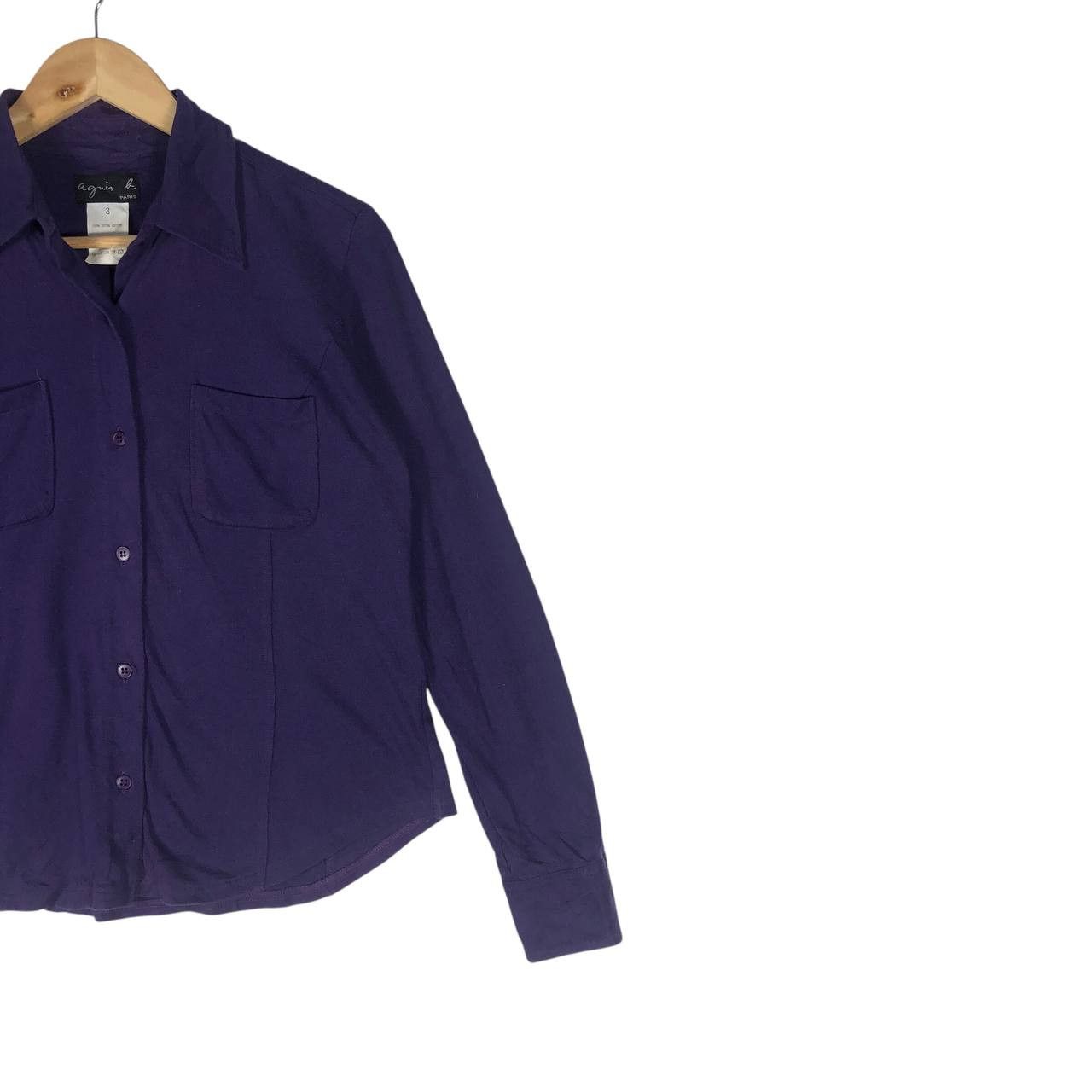 Designer × Japanese Brand × agnes b. Agnes B. Paris Women Shirt Size S / US 4 / IT 40 - 4 Thumbnail
