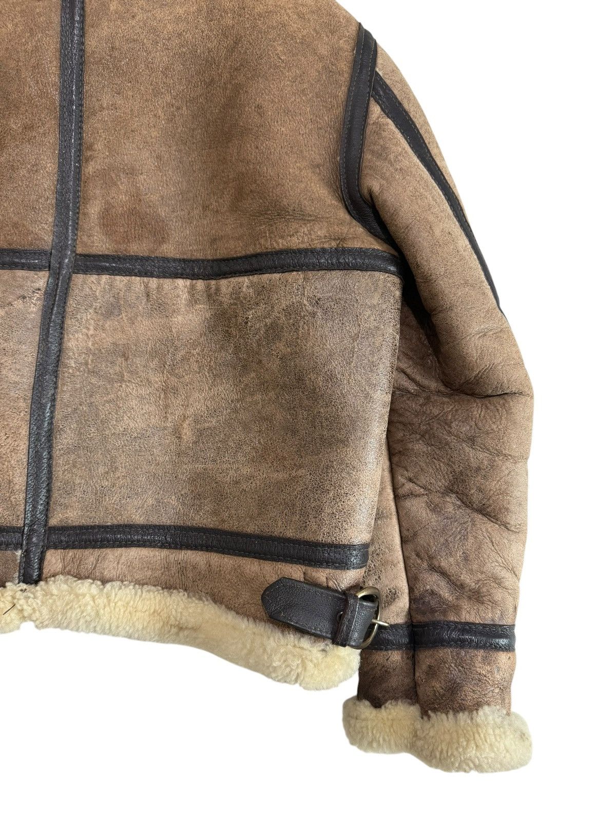 Schott SCHOTT BROS INC B3 TYPE JACKET SHEARLING SHEEP SKIN SIZE 44 Size US M / EU 48-50 / 2 - 7 Thumbnail