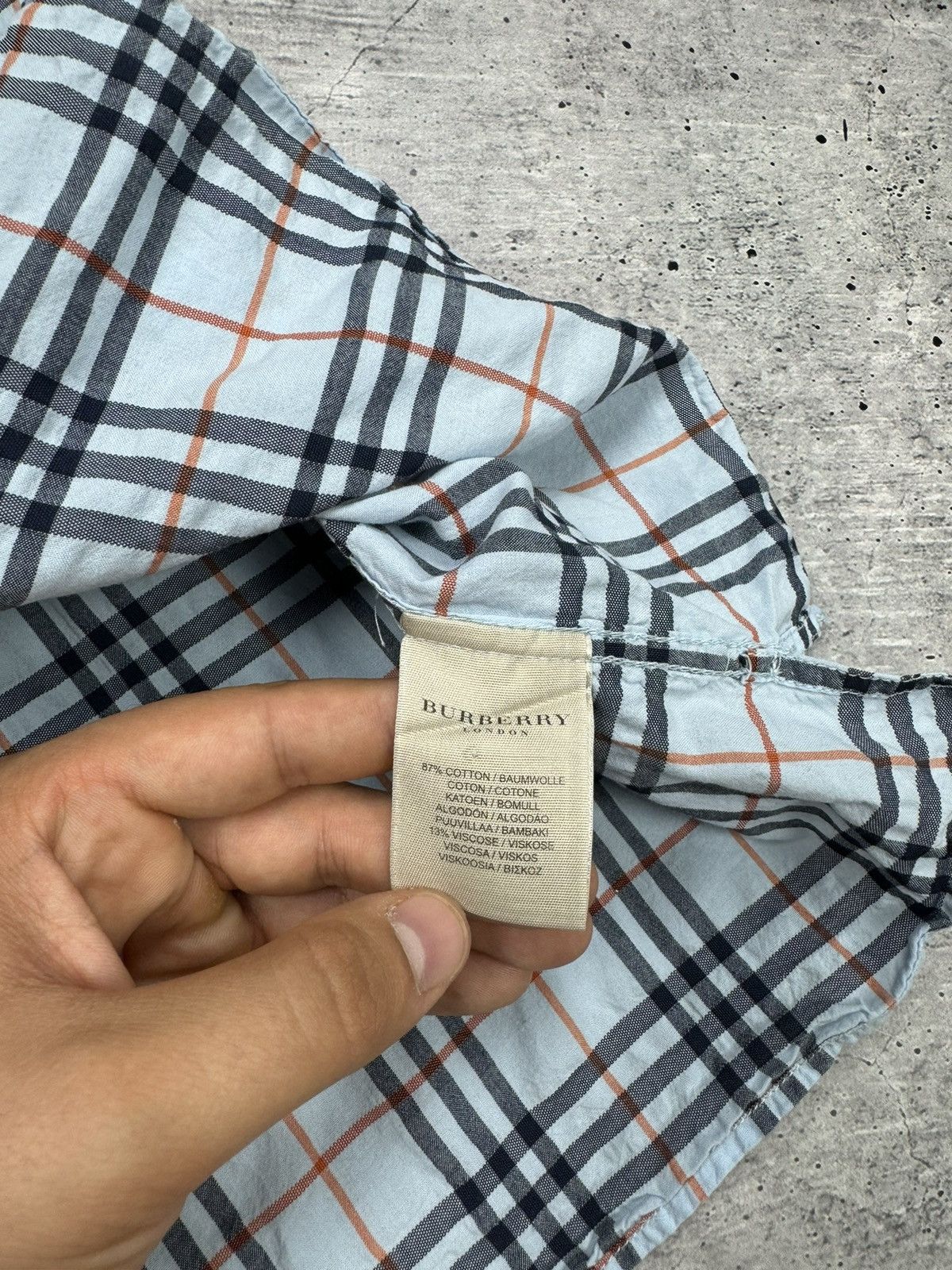 Burberry Vintage Y2K Style Burberry London Nova Check Checkered Shirt Size US M / EU 48-50 / 2 - 10 Thumbnail