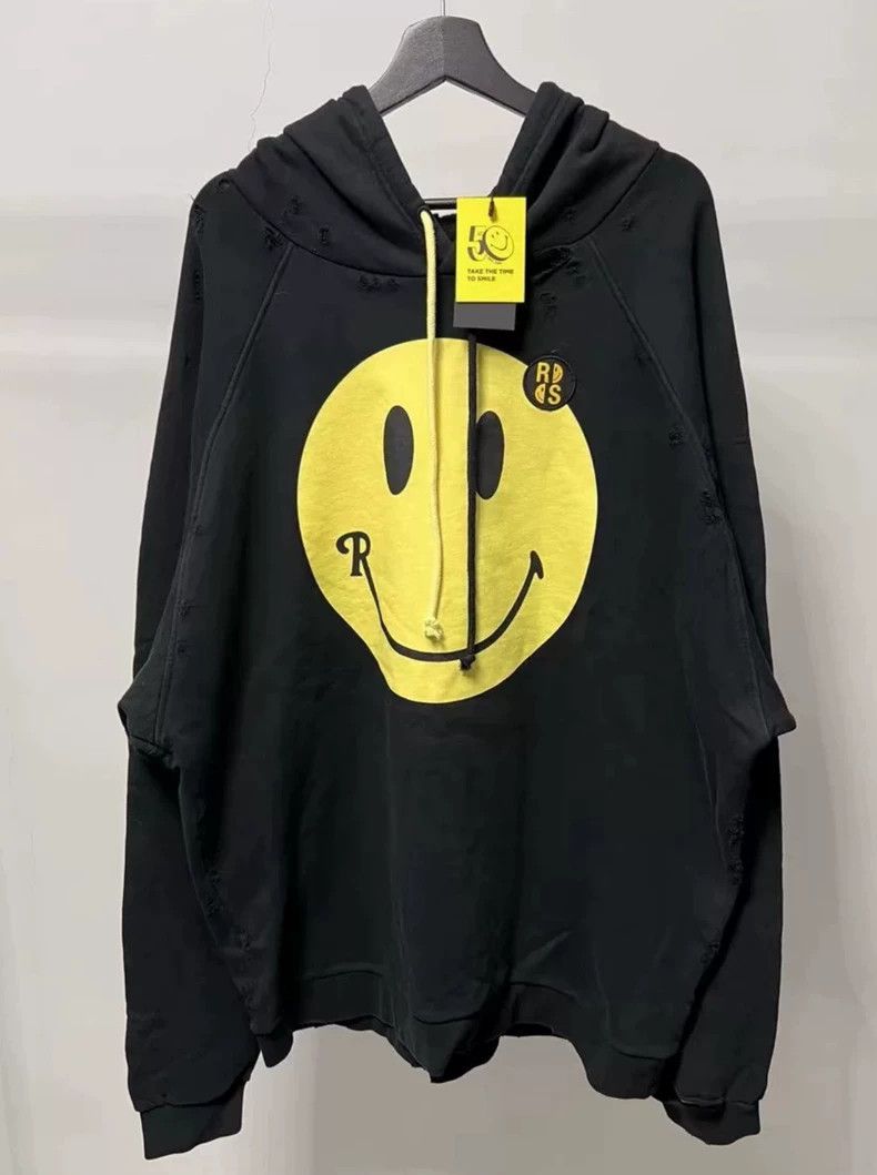 Raf Simons Raf Simons Smiley Collaboration Oversized Hoodie Size US XS / EU 42 / 0 - 1 Thumbnail