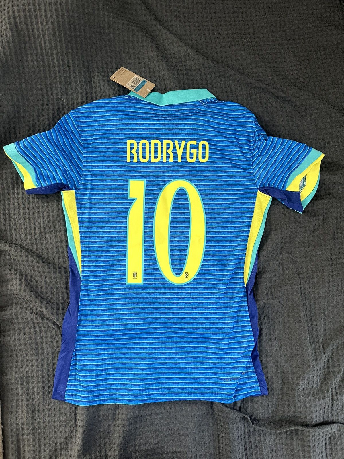 Nike Nike Brazil Copa America Jersey 23/24 Rodrygo #10 Size US M / EU 48-50 / 2 - 2 Thumbnail