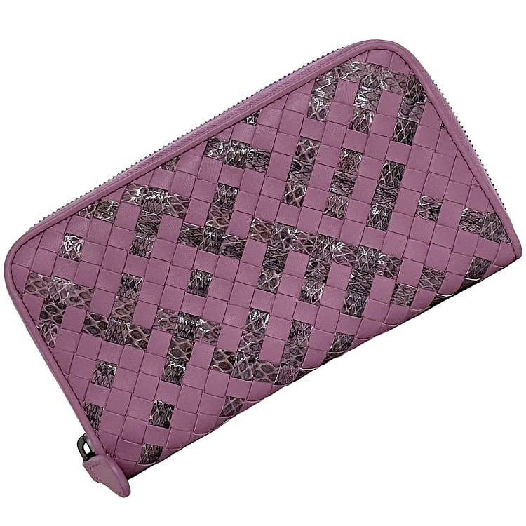 Bottega Veneta BOTTEGA VENETA Purple Leather Size ONE SIZE - 1 Thumbnail