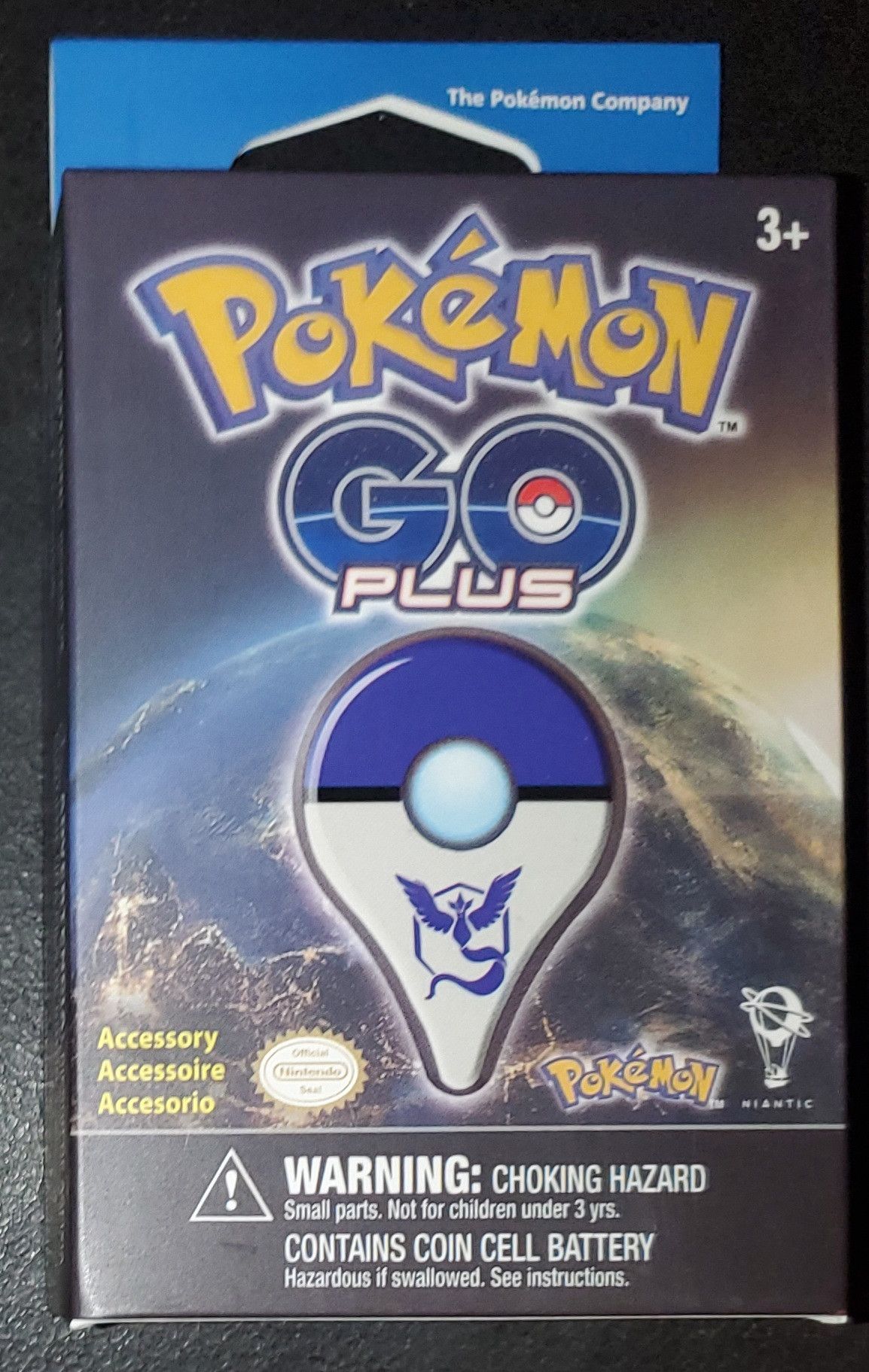 Nintendo Pokemon GO Plus Bracelet Blue Mystic Auto Catch Bluetooth Size ONE SIZE - 2 Thumbnail