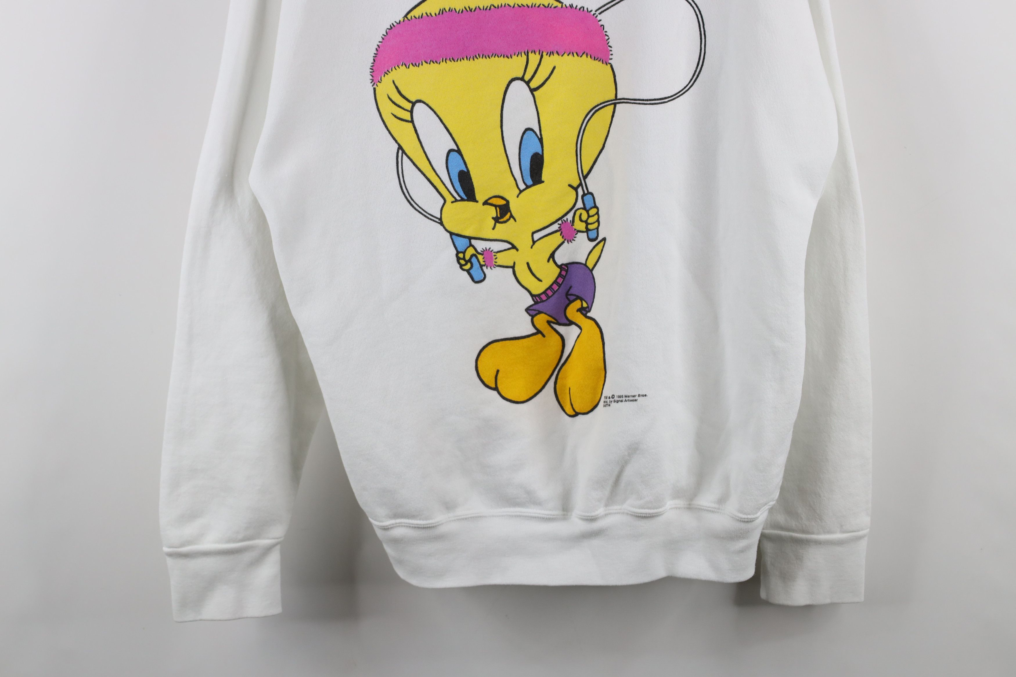 Vintage Vintage 90s Looney Tunes Tweety Bird Crewneck Sweatshirt USA Size XL / US 12-14 / IT 48-50 - 3 Thumbnail