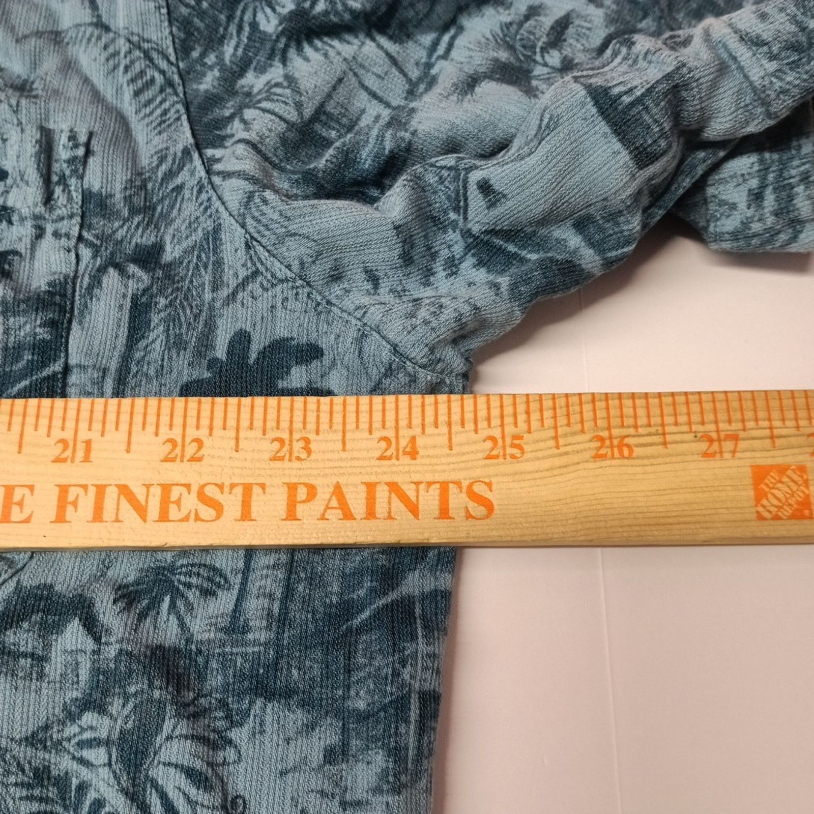 Caribbean Caribbean Joe Shirt Men's XXL Blue Tropical Button Up Rayon Size US XXL / EU 58 / 5 - 4 Thumbnail
