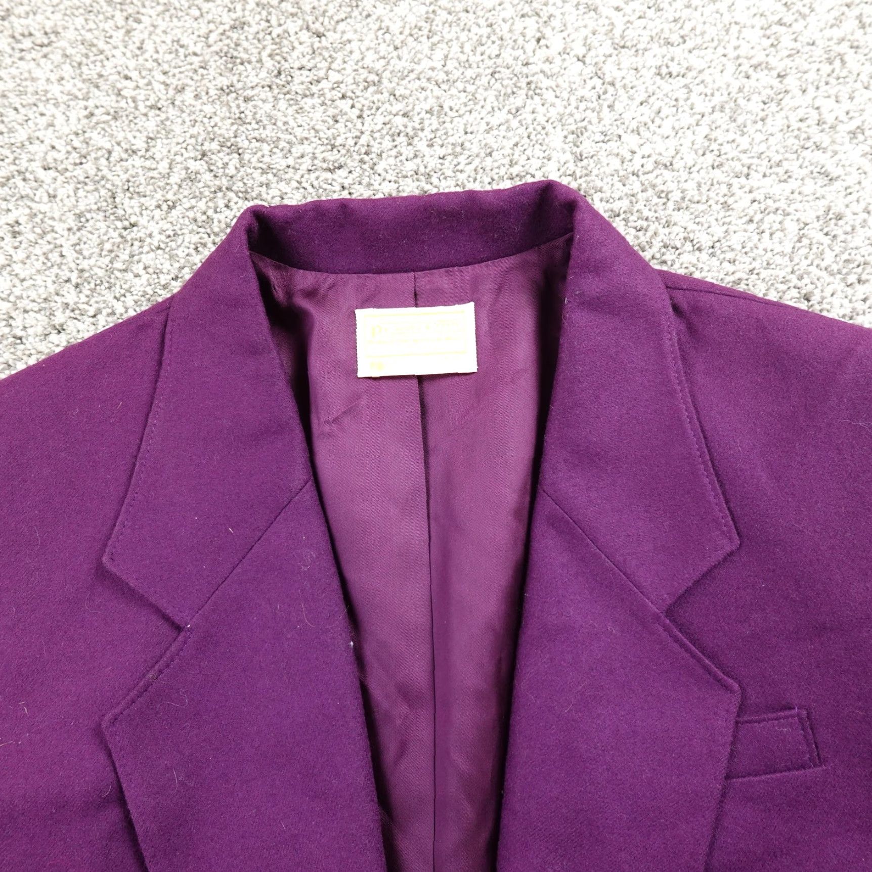 Pendleton VTG Pendleton Blazer Womens 16 Purple Wool Sport Coat Suit Jacket Top USA 80s Size XXL / US 16-18 / IT 52-54 - 3 Thumbnail