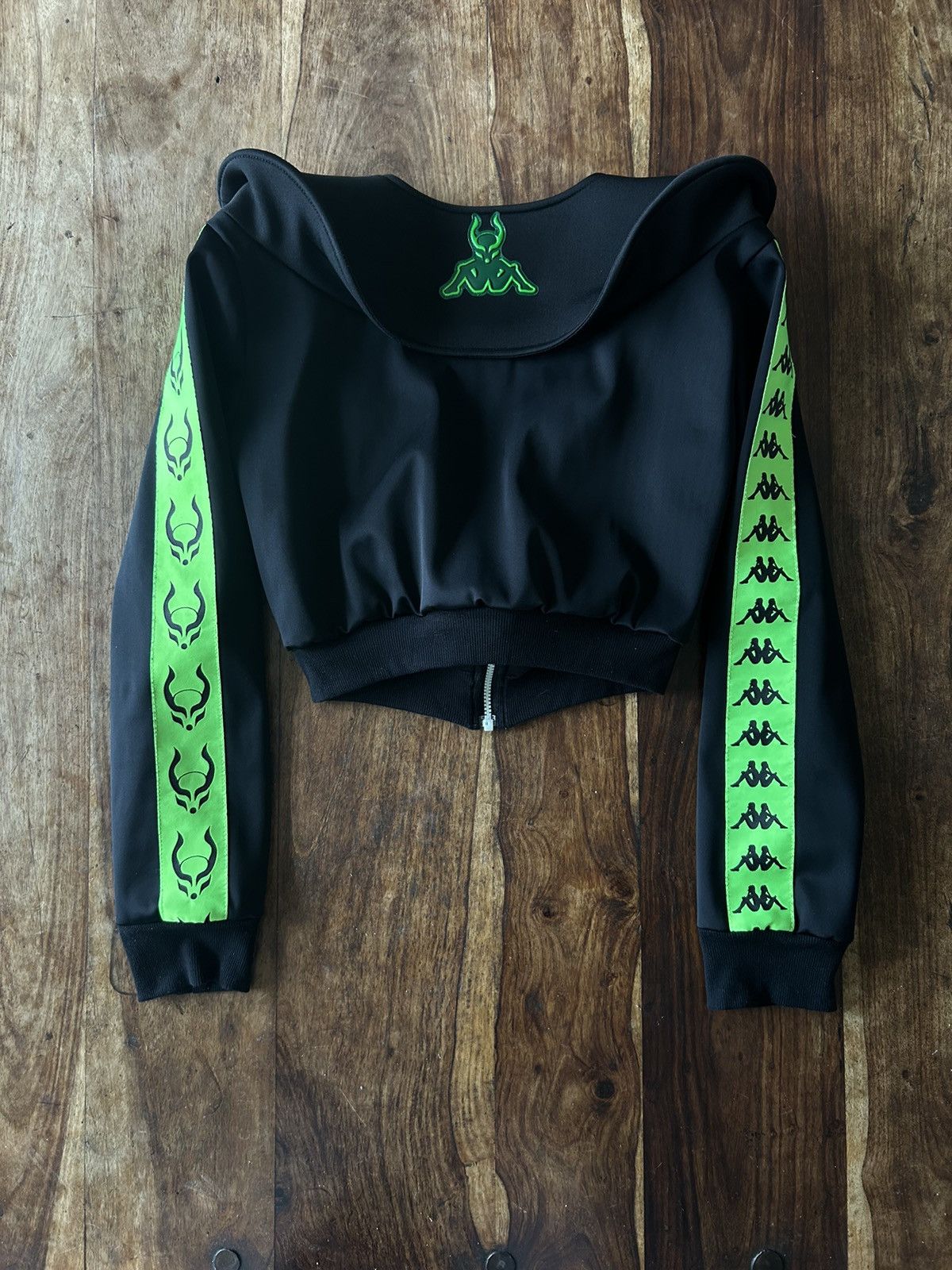 Fotus AW2019 CyberDog x Kappa Runway Cropped Tracksuit Jacket Size S / US 4 / IT 40 - 2 Thumbnail