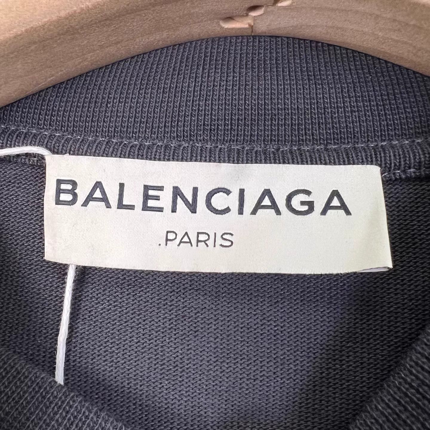 Balenciaga Balenciaga Black High-Low Irregular Short Sleeve K12 Size US S / EU 44-46 / 1 - 3 Thumbnail