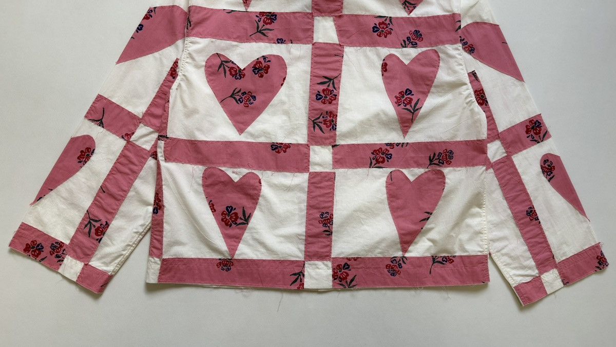 Story Mfg. S/S 24 Sample ‘Patch Work Hearts’ Over Shirt Size US M / EU 48-50 / 2 - 16 Thumbnail