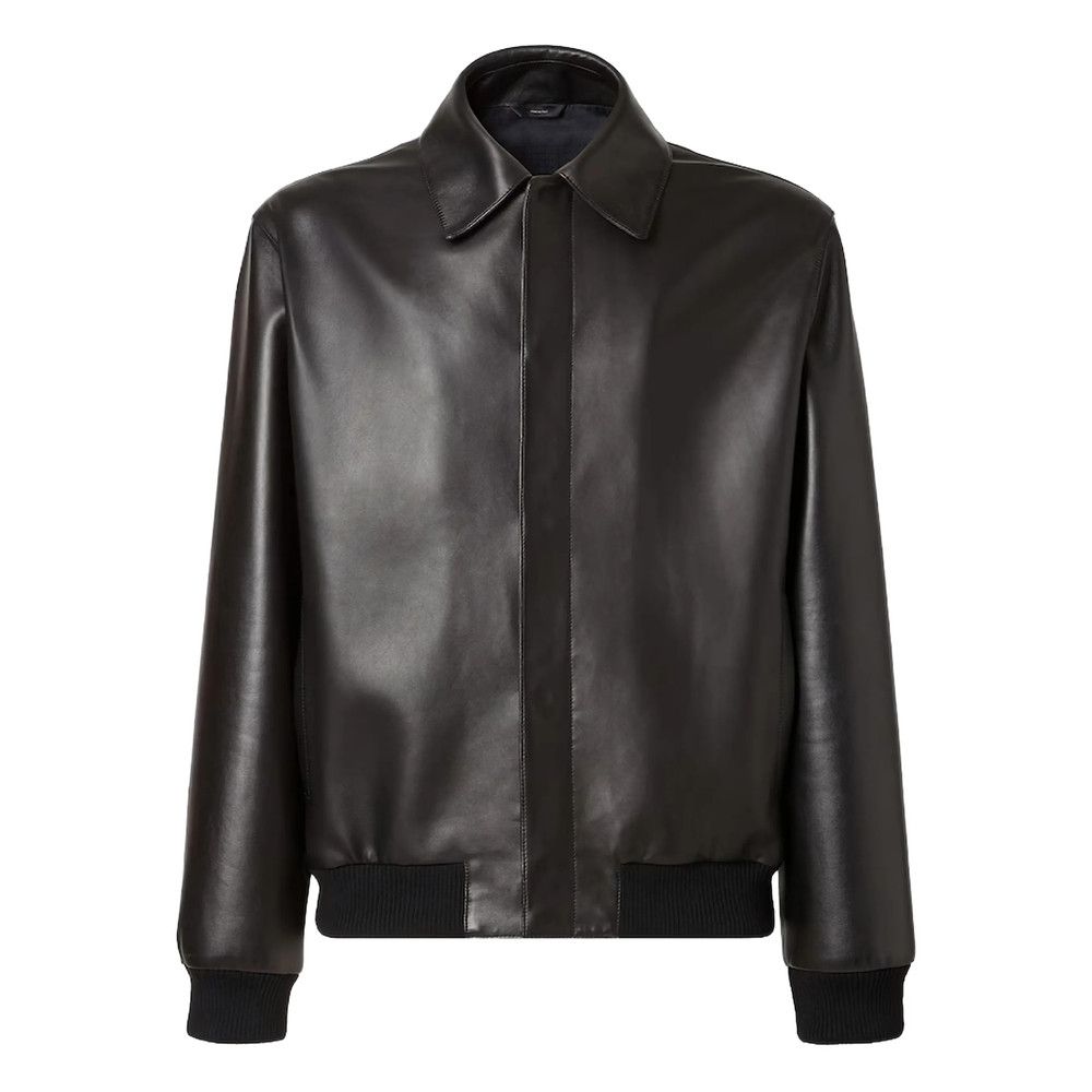 Fendi Fendi BLACK Jackets - Leather Jackets Size US XL / EU 56 / 4 - 1 Thumbnail