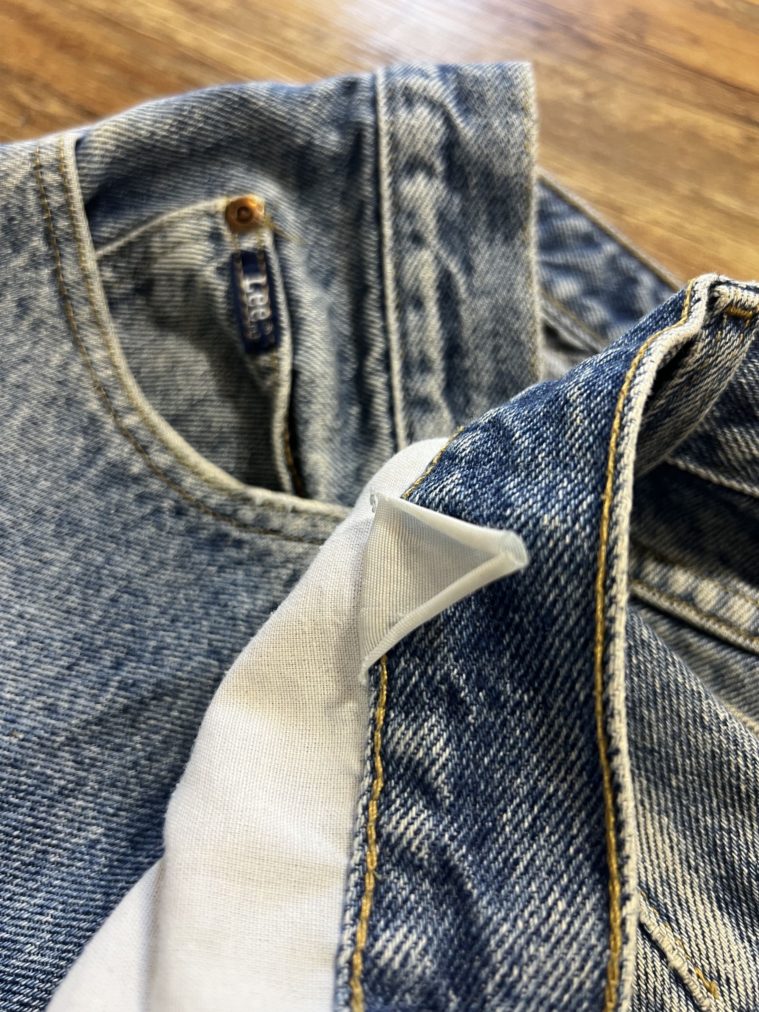Lee × Vintage Vintage Lee Blue Denim Jean Pants Size US 30 / EU 46 - 5 Thumbnail