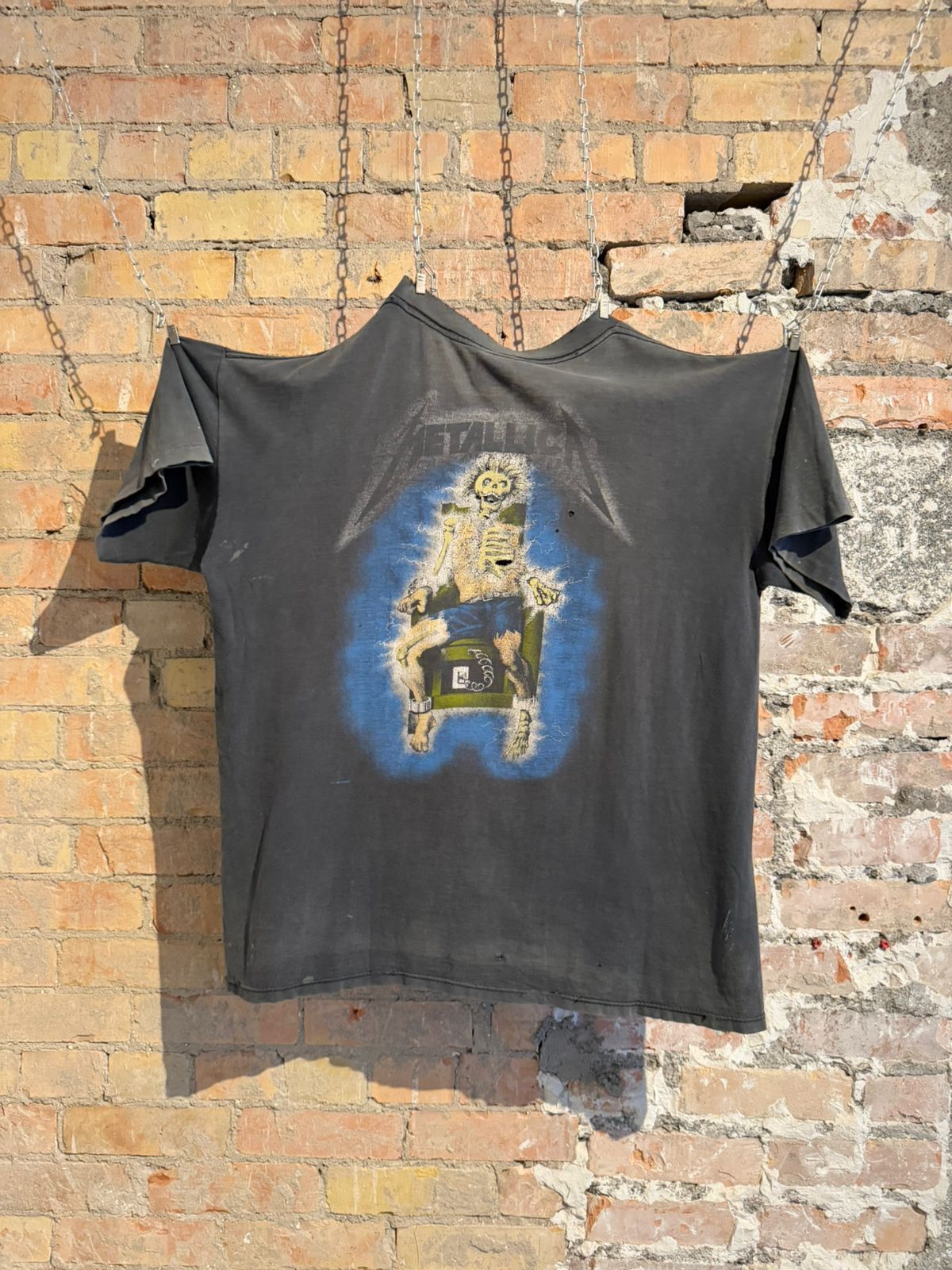 Vintage 90s Metallica Ride the lighting tee Size US XL / EU 56 / 4 - 5 Thumbnail