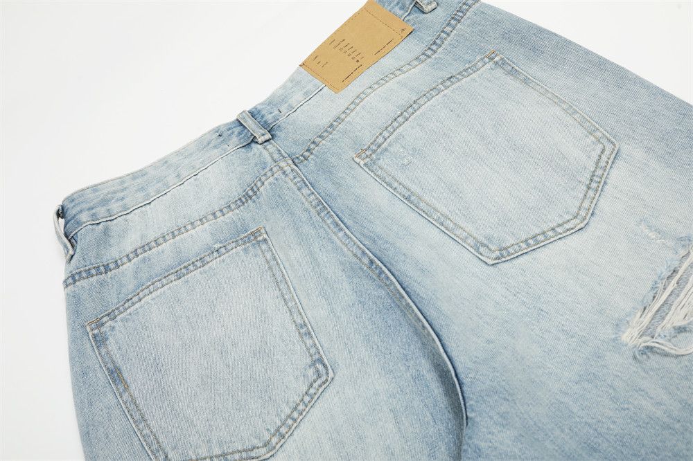 Vintage Men's vintage ripped distressed casual washed gradient jeans Size US 34 / EU 50 - 5 Thumbnail