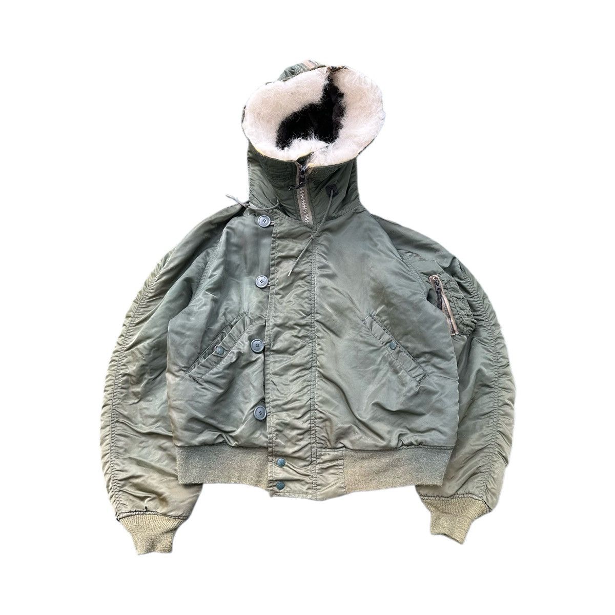 Alpha Industries Vintage 1980 Alpha N-2B Bomber Jacket Size US M / EU 48-50 / 2 - 1 Thumbnail