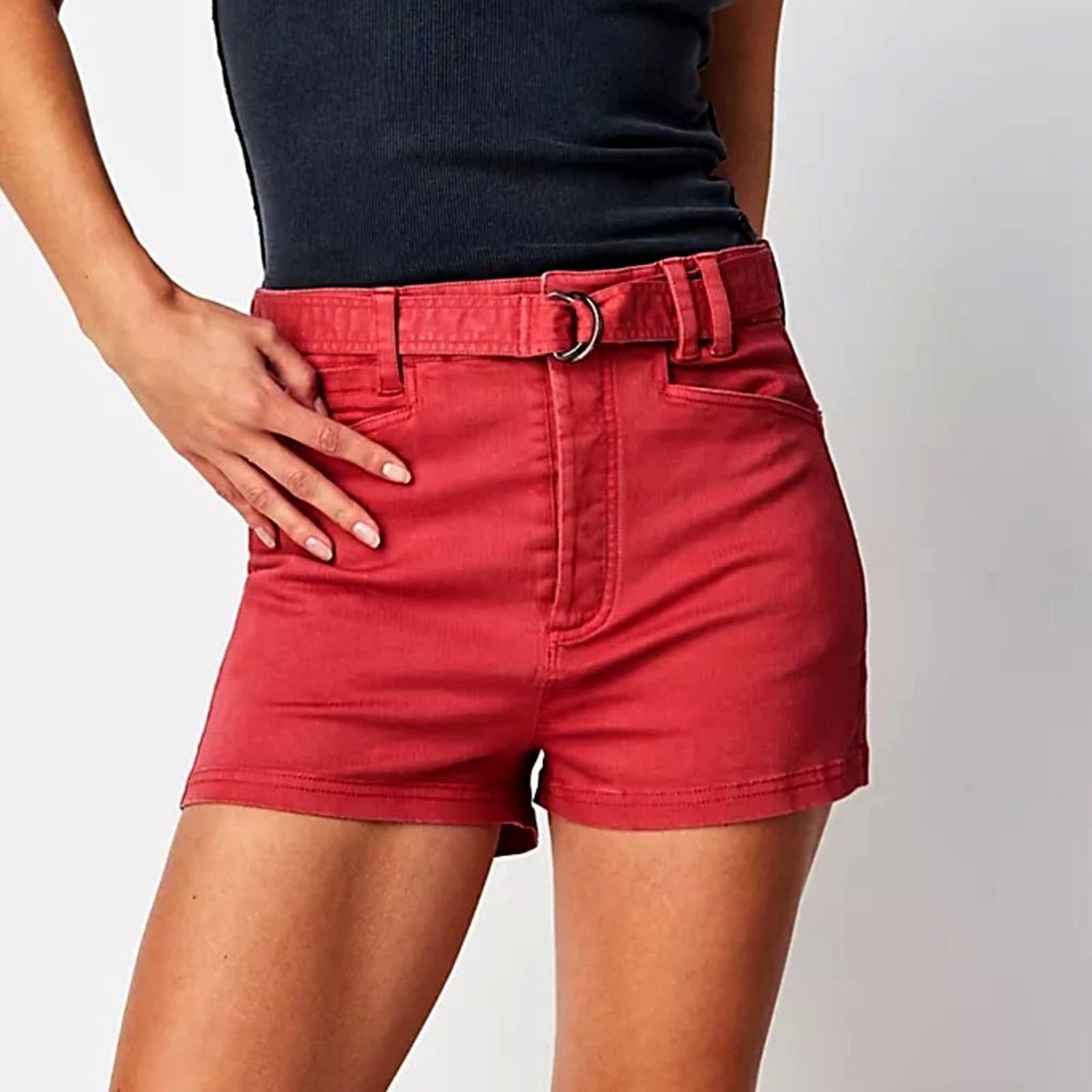Free People Free People Riviera Shorties - Berry Twists - Size 12 Size 34" / US 12 / IT 48 - 2 Thumbnail