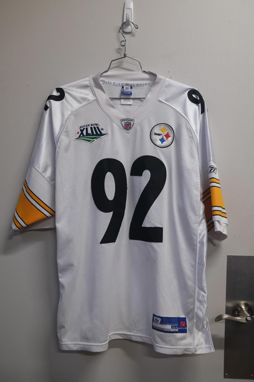 Reebok 09 Reebok Pittsburgh Steeler Super Bowl 43 Harrison Jersey Size ONE SIZE - 1 Thumbnail