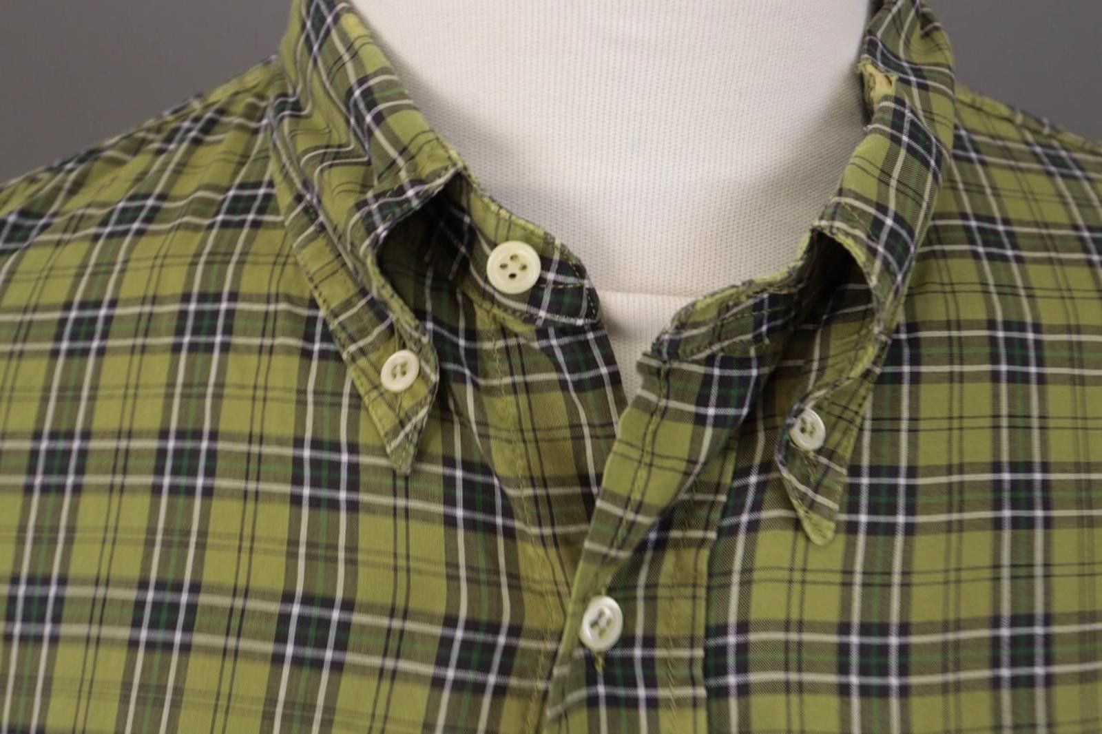 Boneville Boneville Green Check Long Sleeve Button Down Shirt Size 5 Size US M / EU 48-50 / 2 - 4 Thumbnail