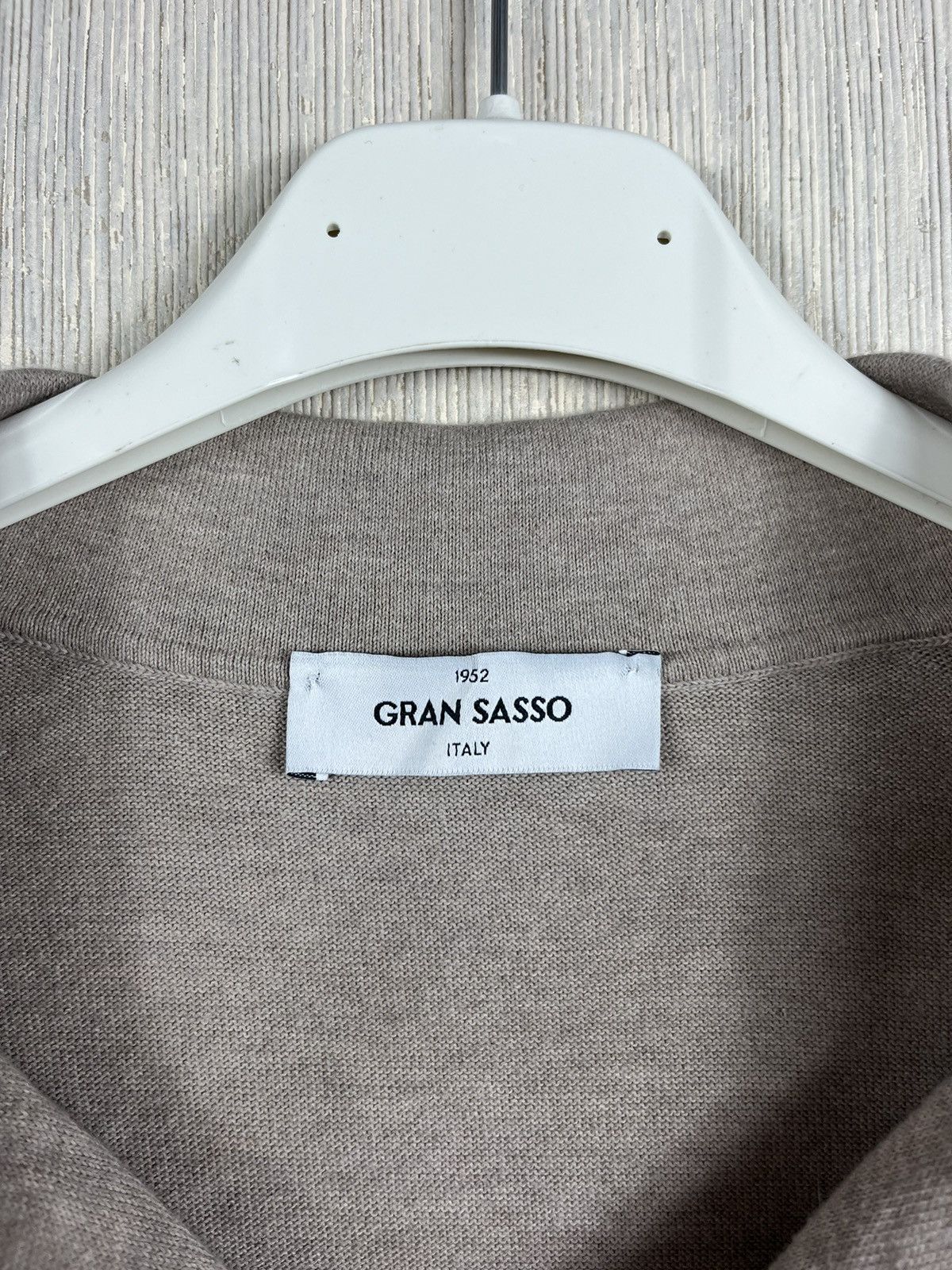 Gran Sasso Gran Sasso cotton button up short sleeve shirt tee cardigan Size US M / EU 48-50 / 2 - 11 Thumbnail