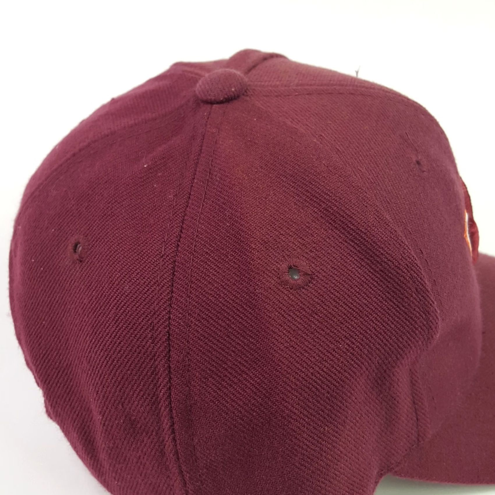 Vintage VINTAGE Virginia Tech VT Wool Blend NCAA Snapback Hat Baseball Cap University Hat Mens Adjustable Red Embroidered 90s College University Size ONE SIZE - 6 Thumbnail