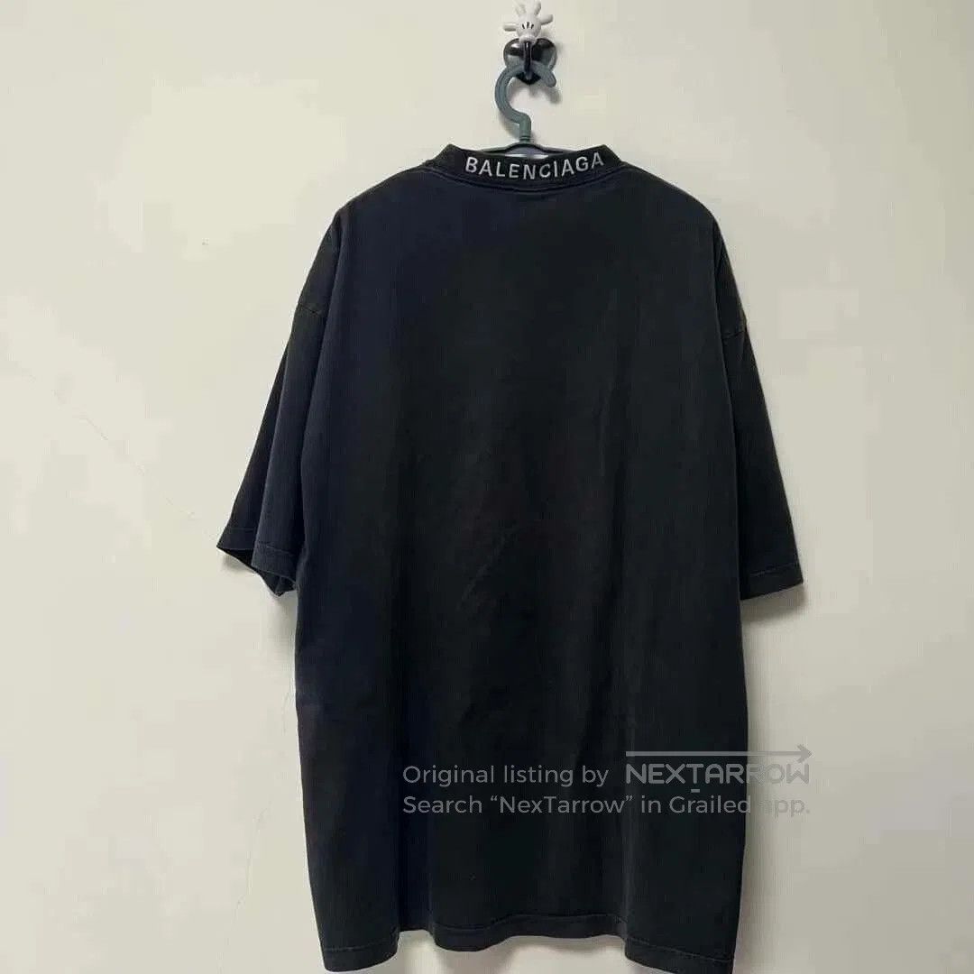 Balenciaga Balenciaga Distressed Heart T-Shirt Size XS. Size US XS / EU 42 / 0 - 2 Thumbnail