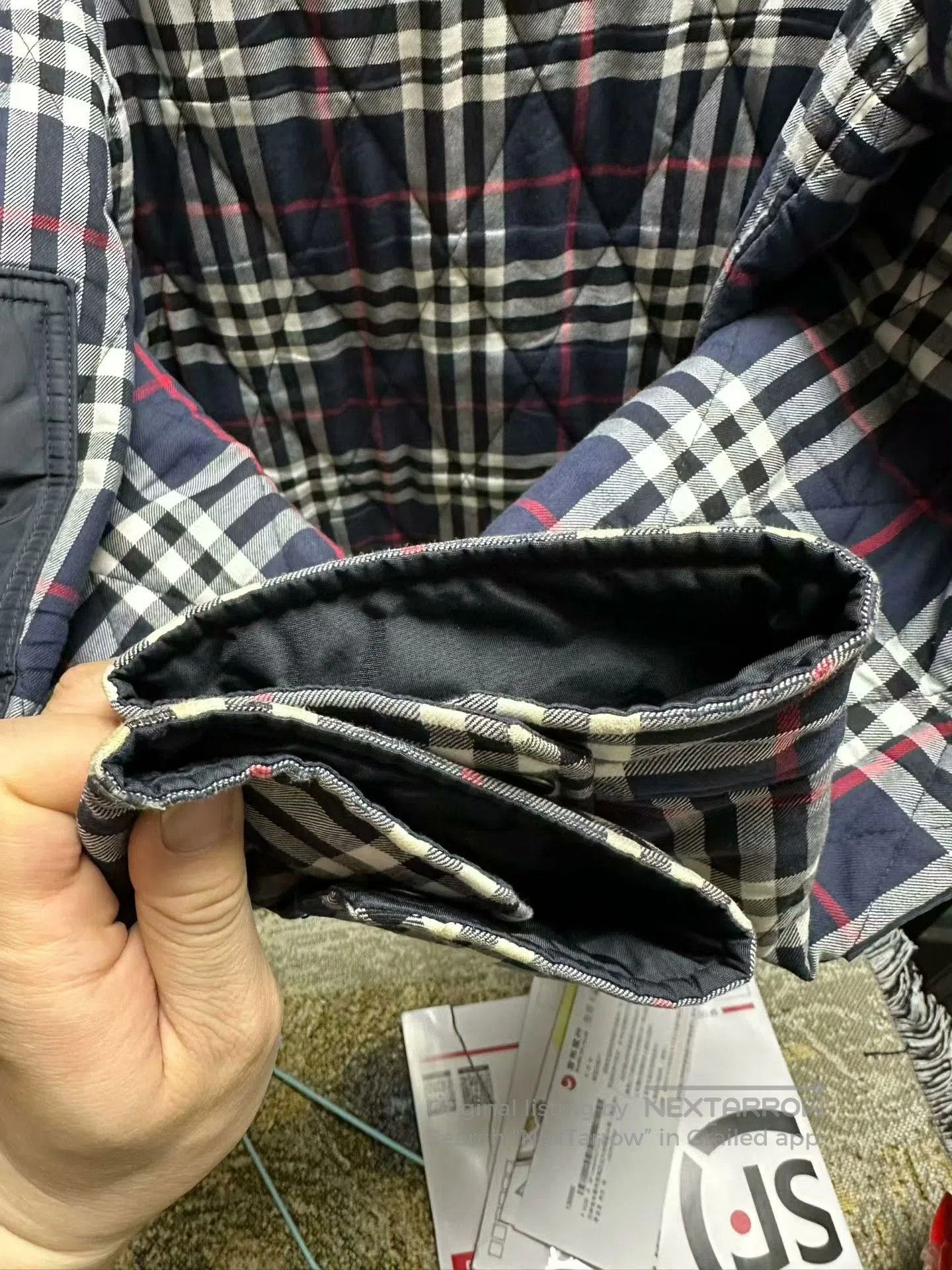 Burberry Burberry Men's Checkered Cotton Jacket. Size US L / EU 52-54 / 3 - 5 Thumbnail