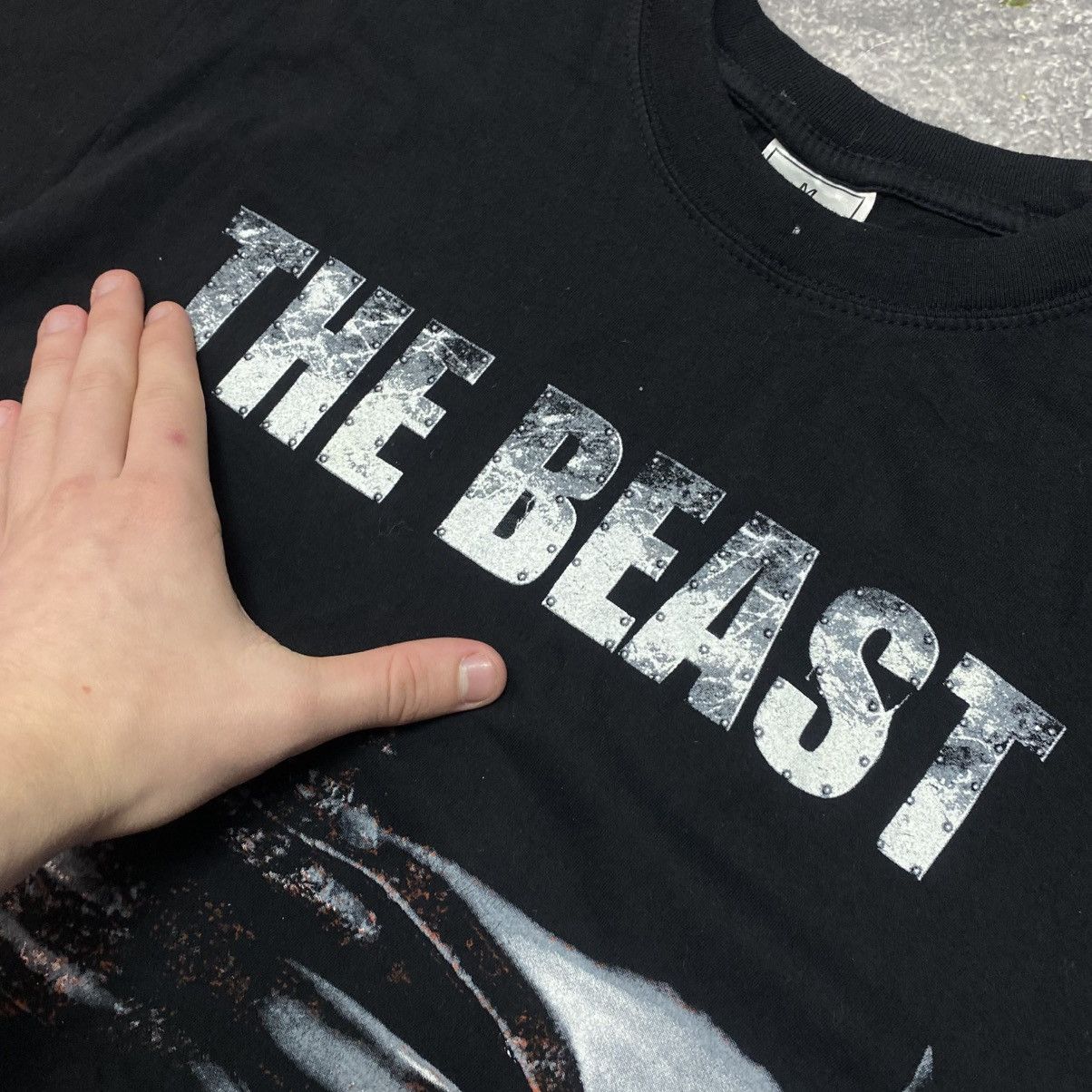 Band Tees Vintage The Beast Paul Dianno Iron Maiden 90’s rock band tee Size US M / EU 48-50 / 2 - 3 Thumbnail