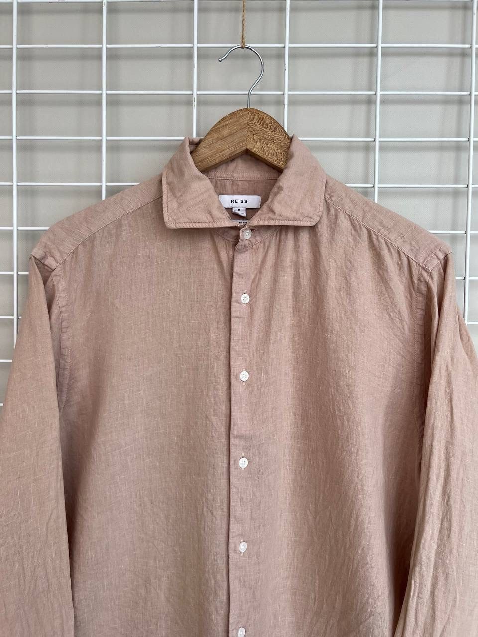 Reiss Reiss Ruban Linen Button Shirt Mens Size M Regular Fit Size US M / EU 48-50 / 2 - 2 Thumbnail
