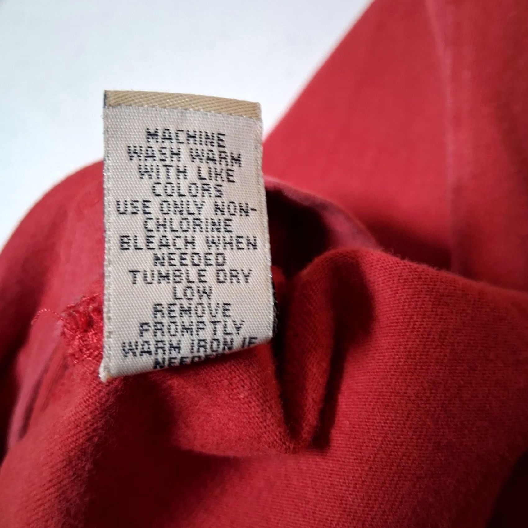 Vintage Ruff Hewn Henley Shirt Men L Rust Orange Pocket Work Shirt Long Sleeve Button-Up Knit Cotton Size US L / EU 52-54 / 3 - 7 Thumbnail